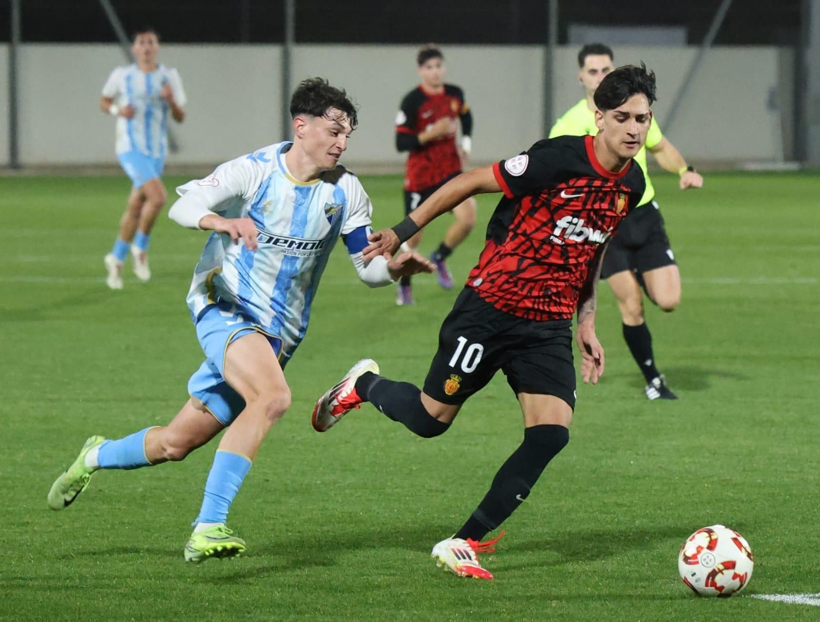 Épica remontada del Málaga CF al Mallorca en la Copa del Rey Juvenil