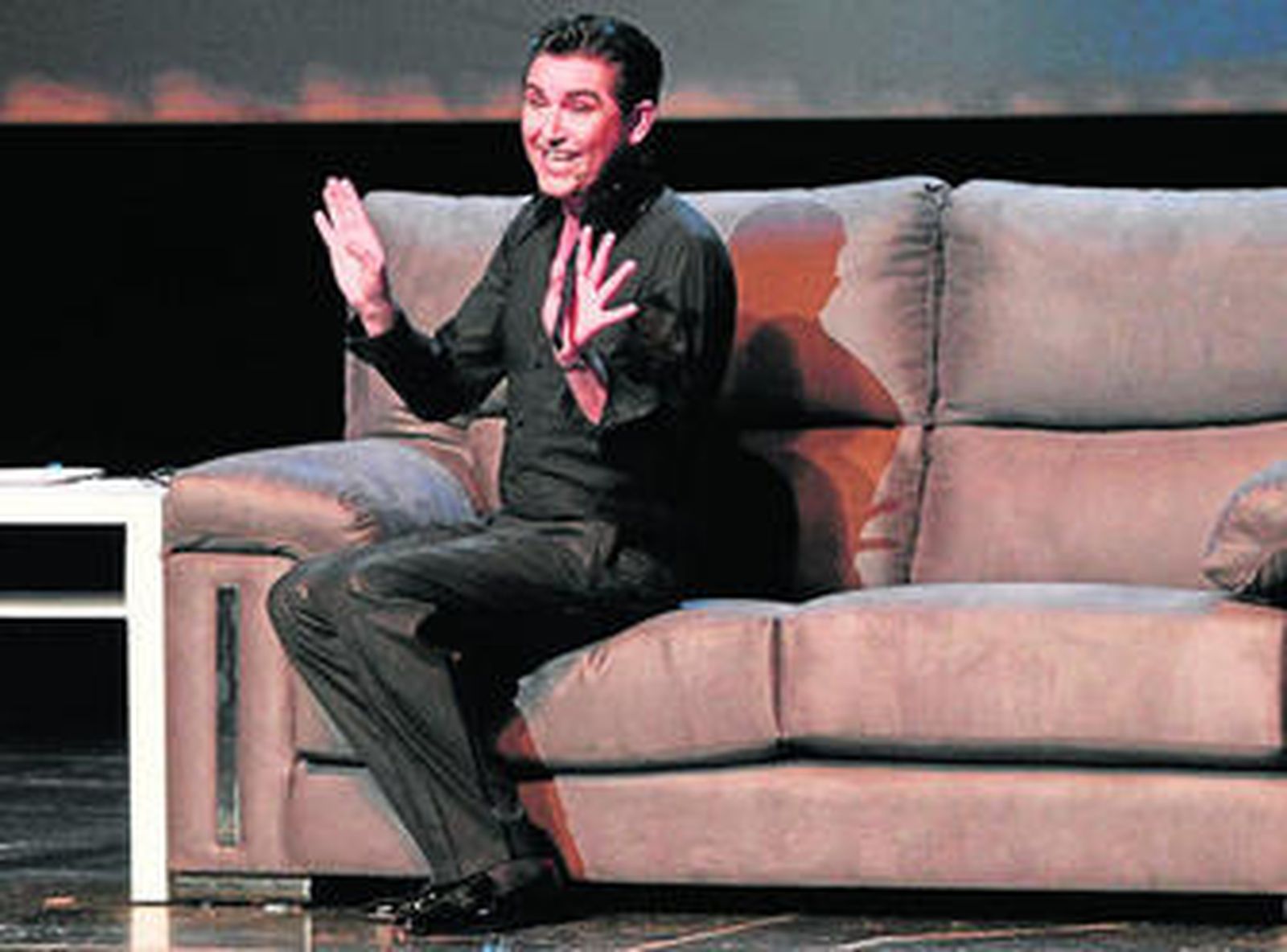 Ángel Garó, el pasado mes de septiembre en La Línea.