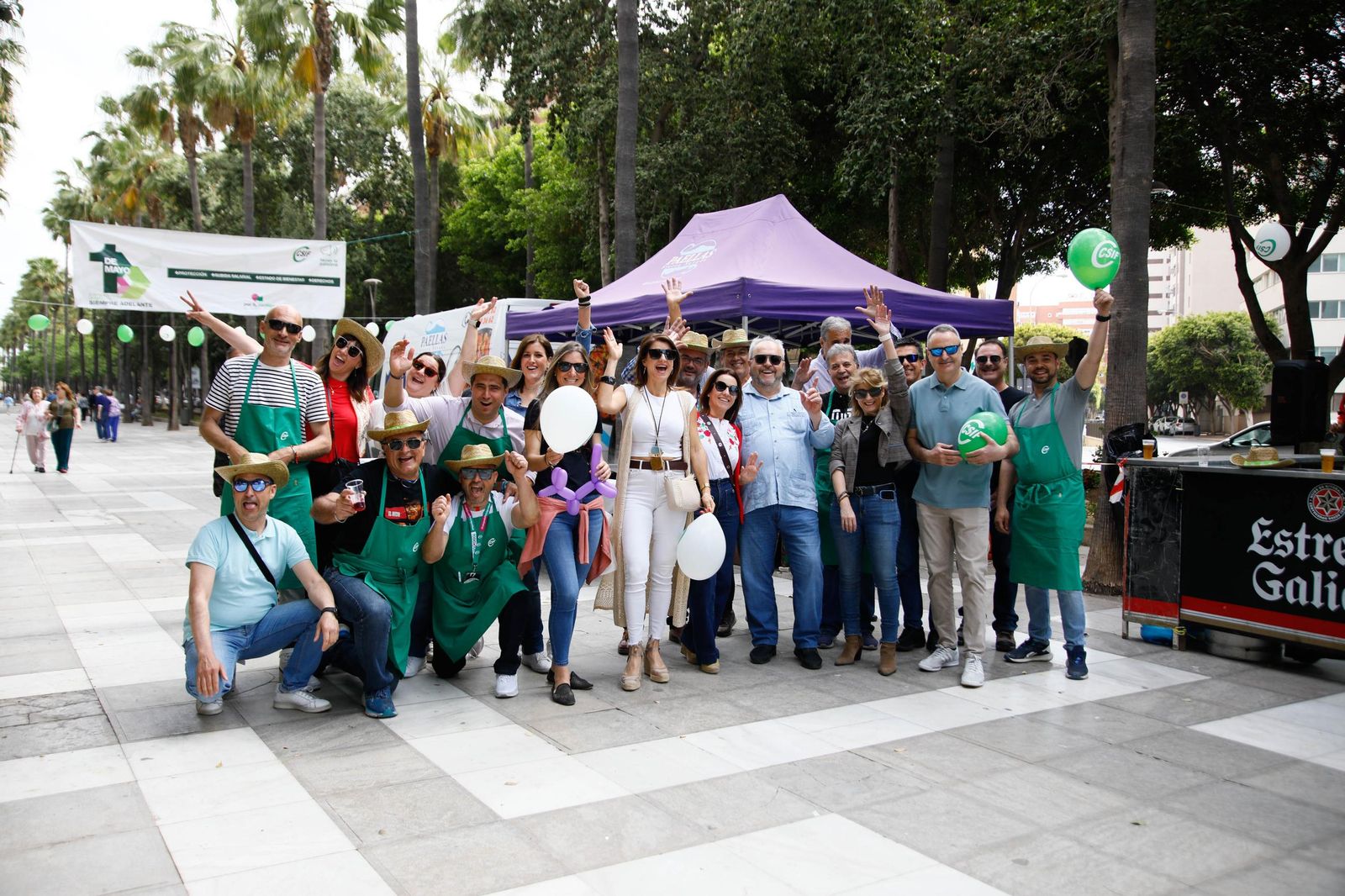 Las imágenes de la celebración del 1 mayo en Almería, Día del Trabajador del CSIF