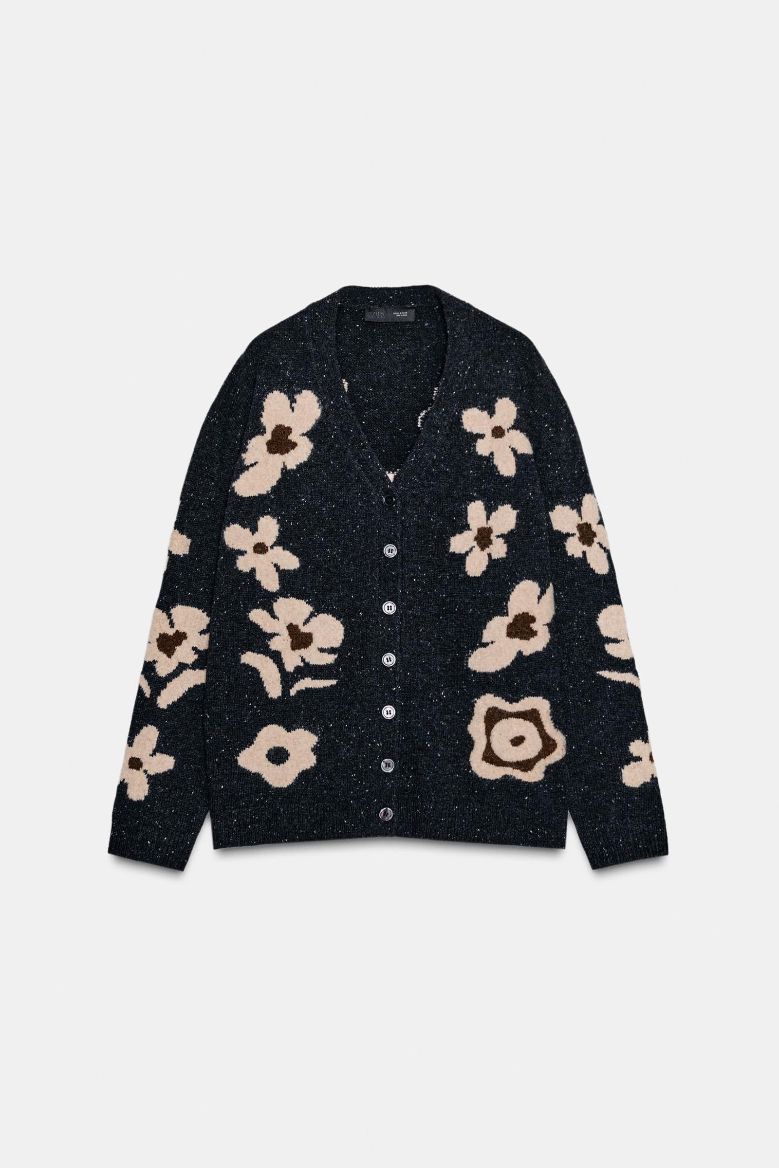 Chaqueta de lana de Zara.