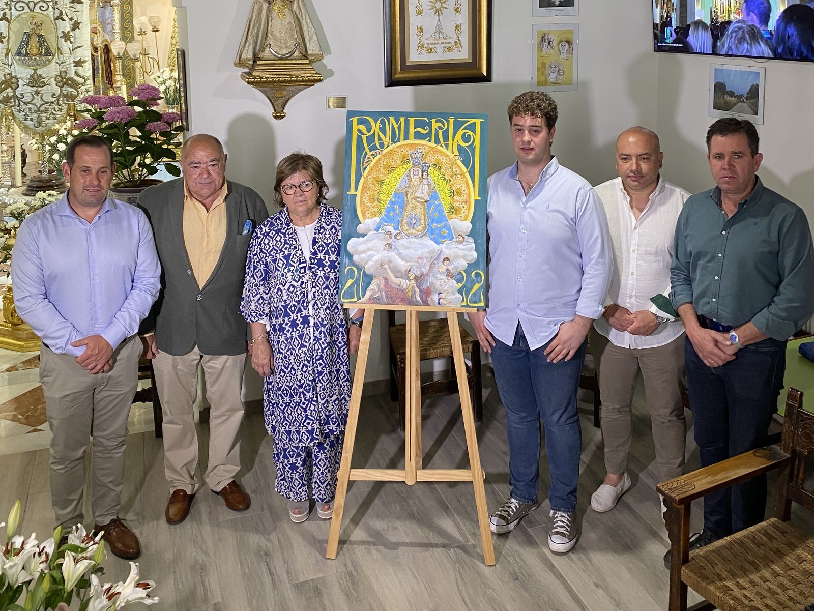 Presentación del cartel de la romería de traída de la Virgen de Luna a Villanueva de Córdoba.