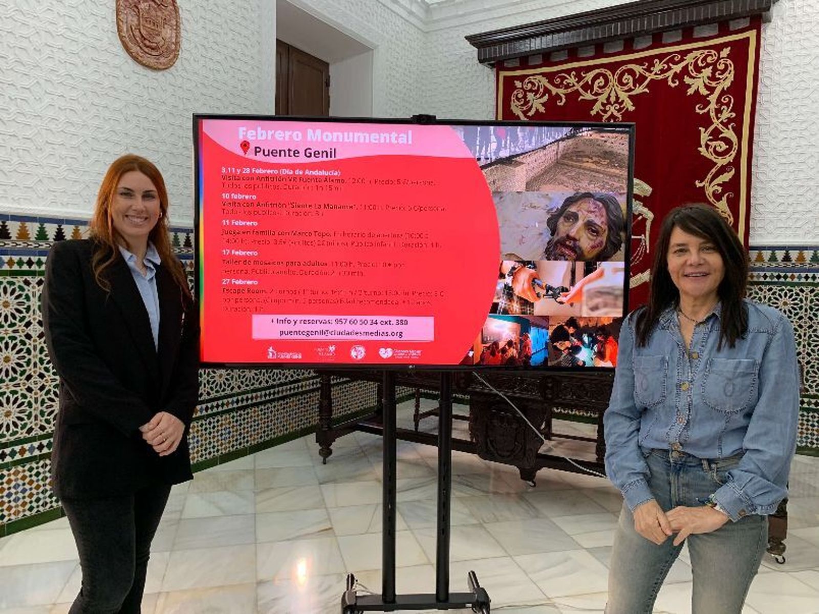 Presentación de las actividades de 'Febrero monumental' de Puente Genil.