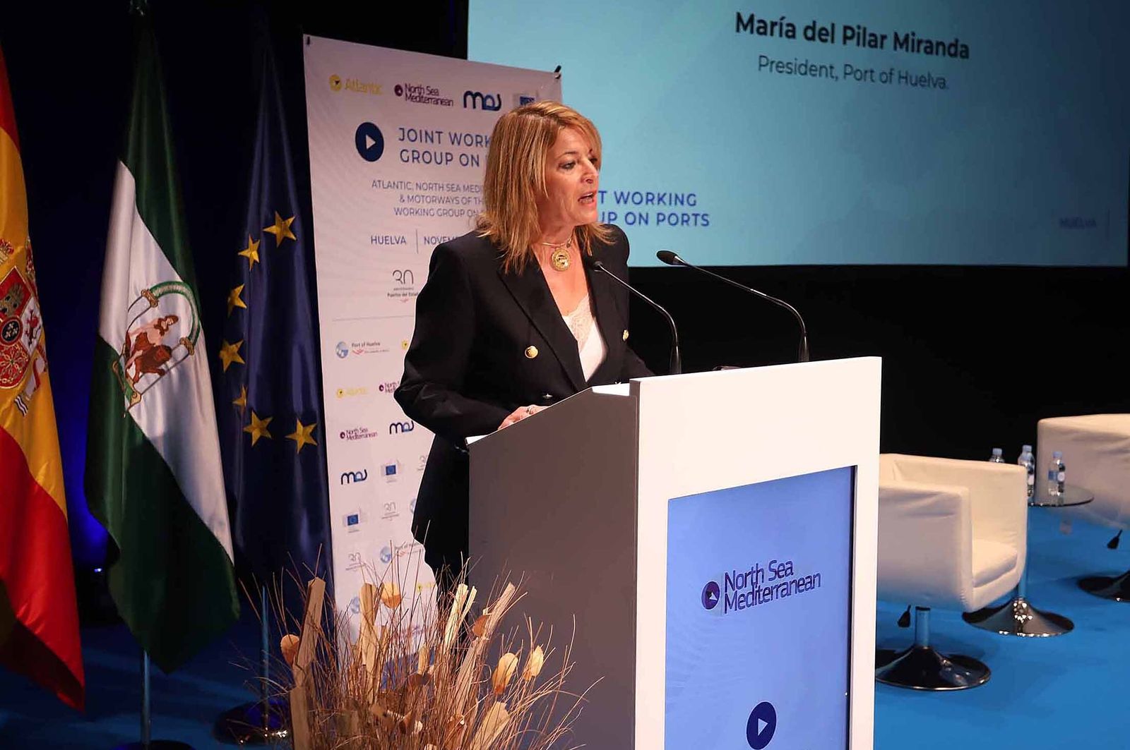 Imágenes de la jornada de los Corredores Europeos Atlántico, Mar del Norte-Mediterráneo y Autopistas del Mar