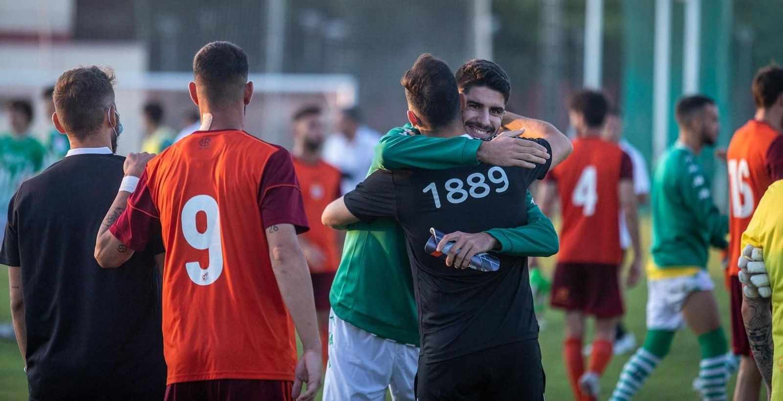 Visus, a la conclusión del duelo entre el Betis B y el Recreativo de Huelva.