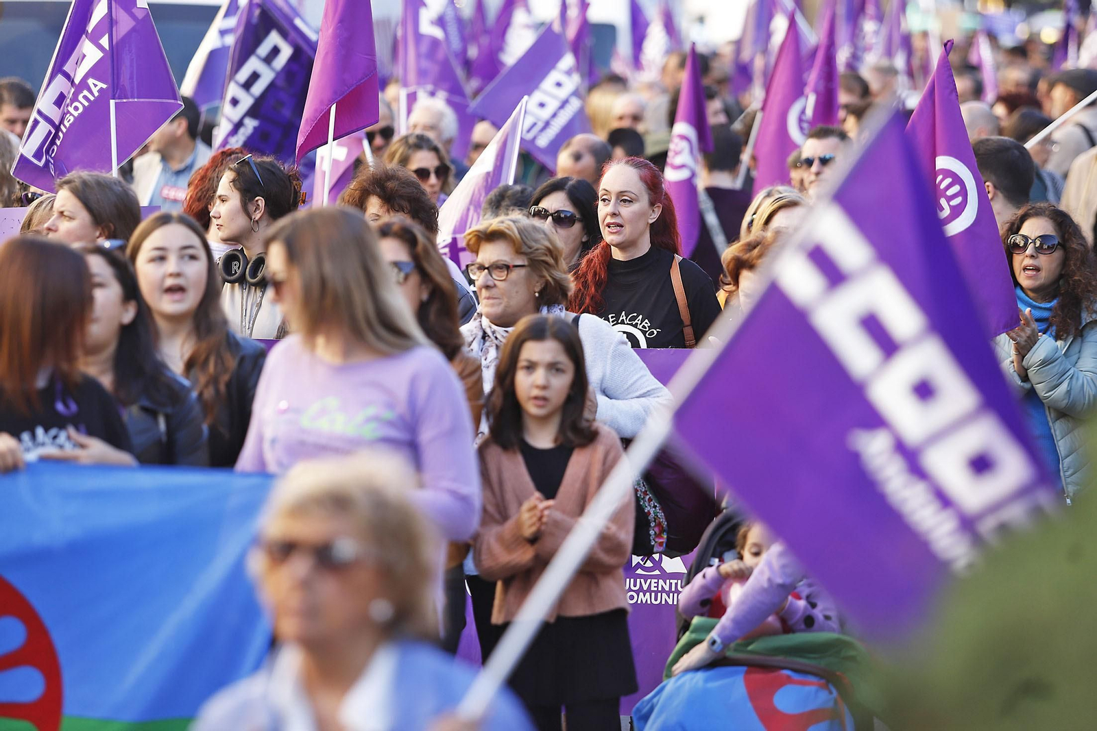 Imágenes de la manifestación del 25N contra la violencia hacia la mujer