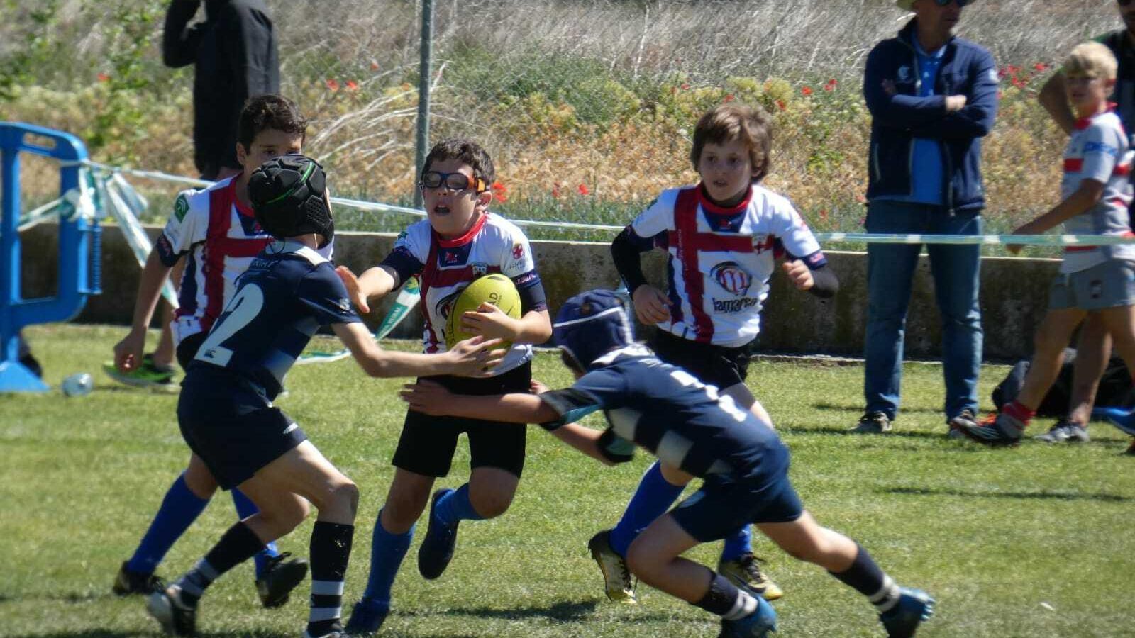 Jugadores de URA durante un partido.