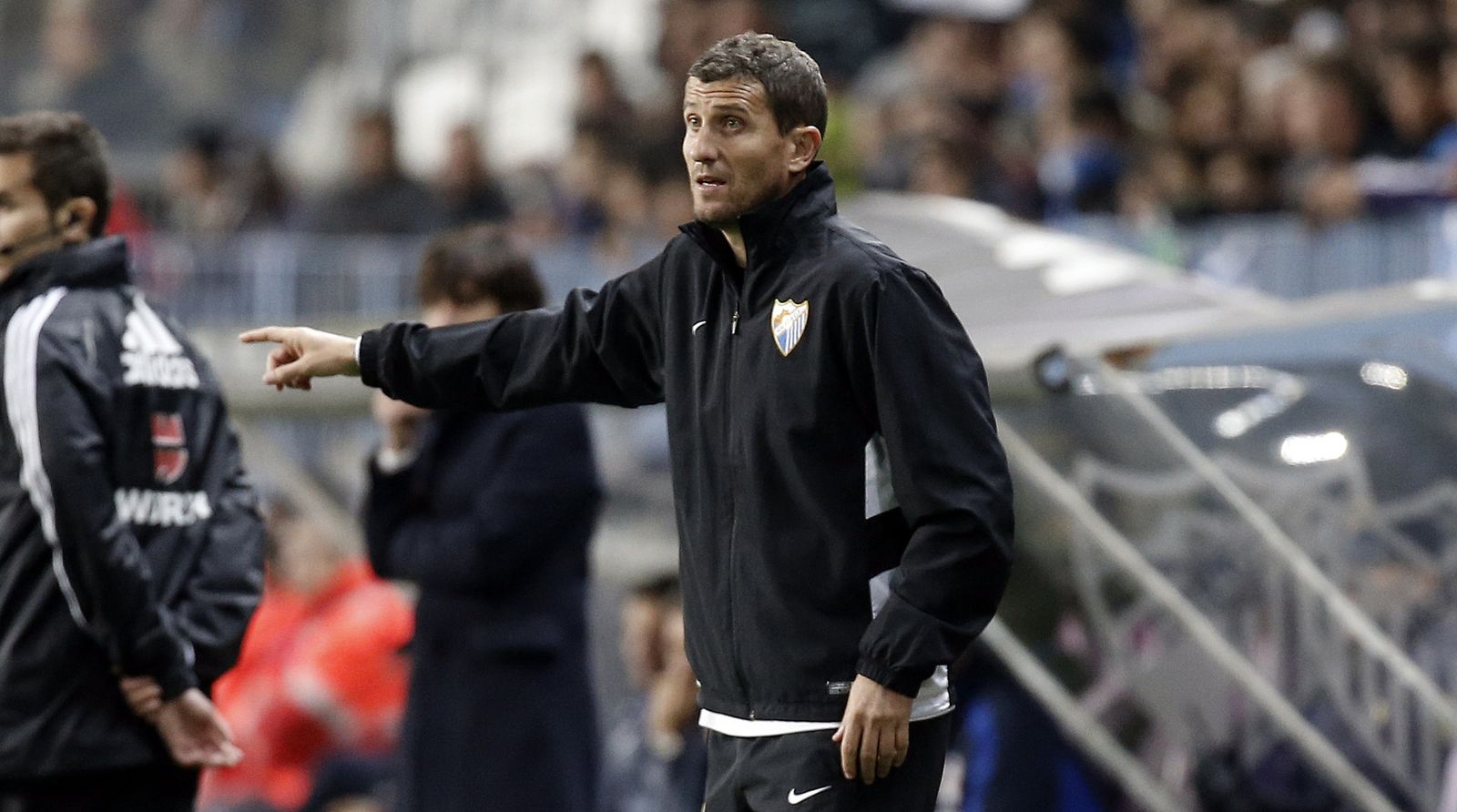 Javi Gracia, en su etapa en el Málaga CF