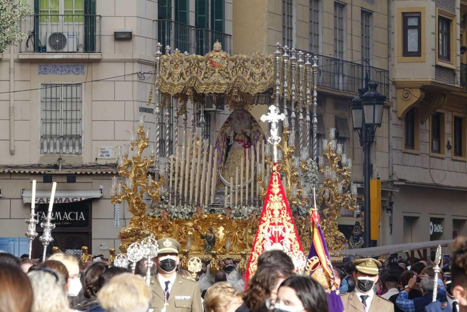 Las fotos de la Virgen de Sangre en la procesión Magna de Málaga