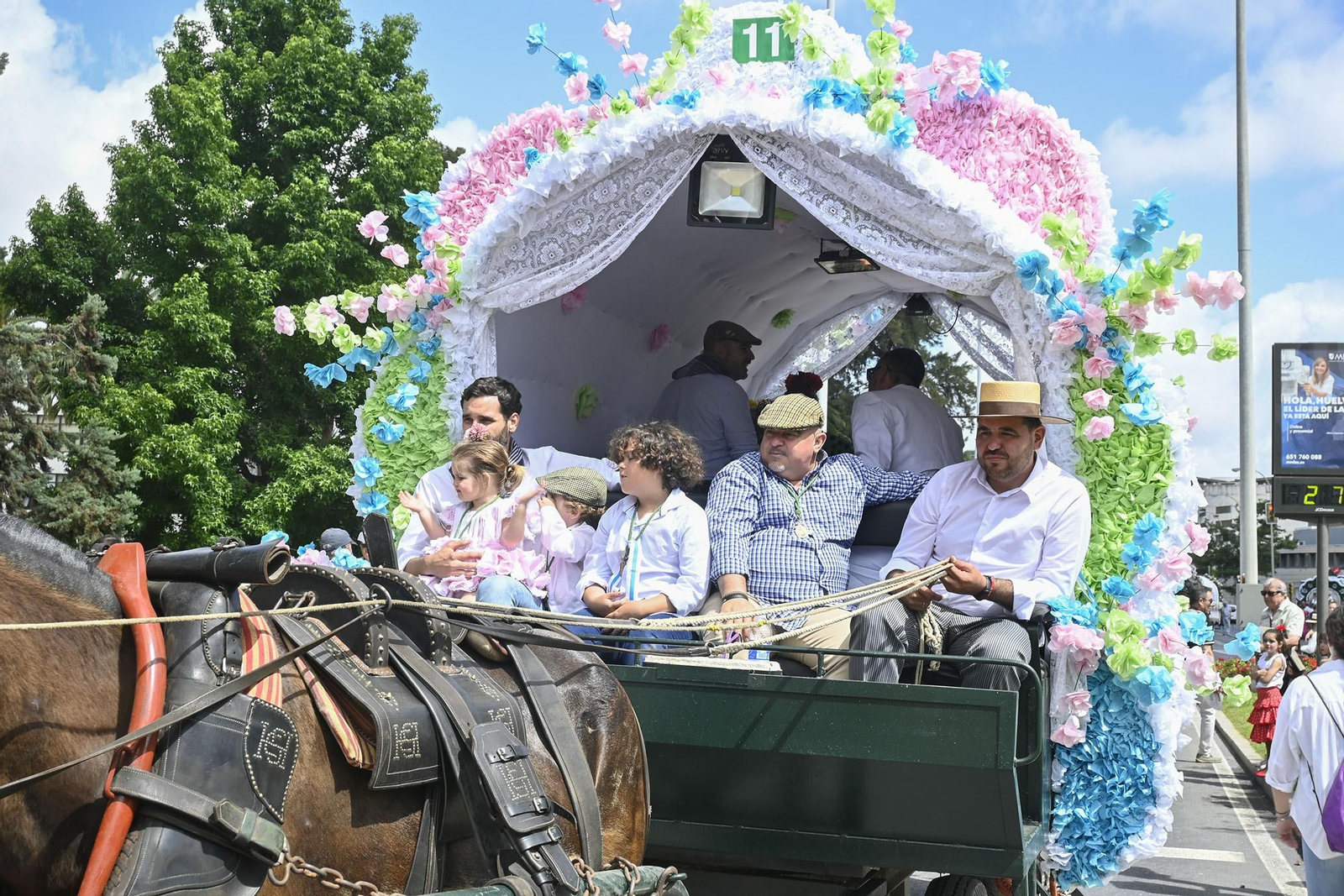 Todos los rocieros de la comitiva de la Hermandad de Huelva, en imágenes
