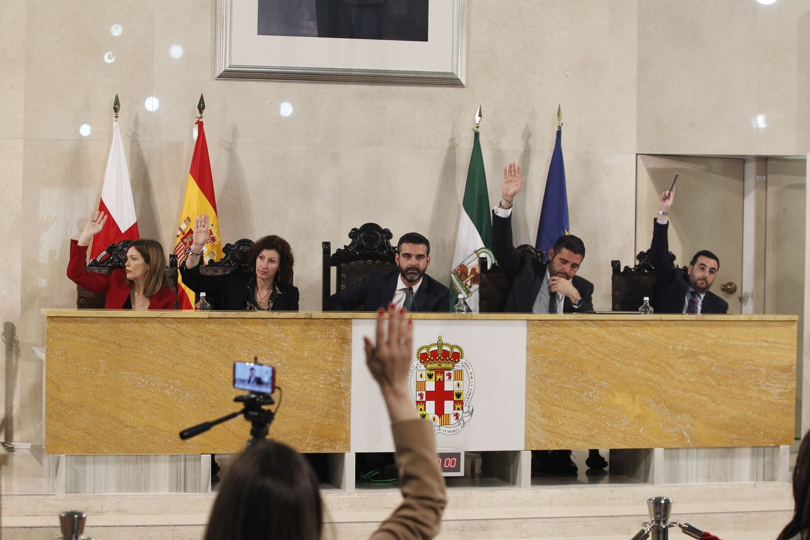 Fotogalería Pleno Extraordinario Ayuntamiento de Almería