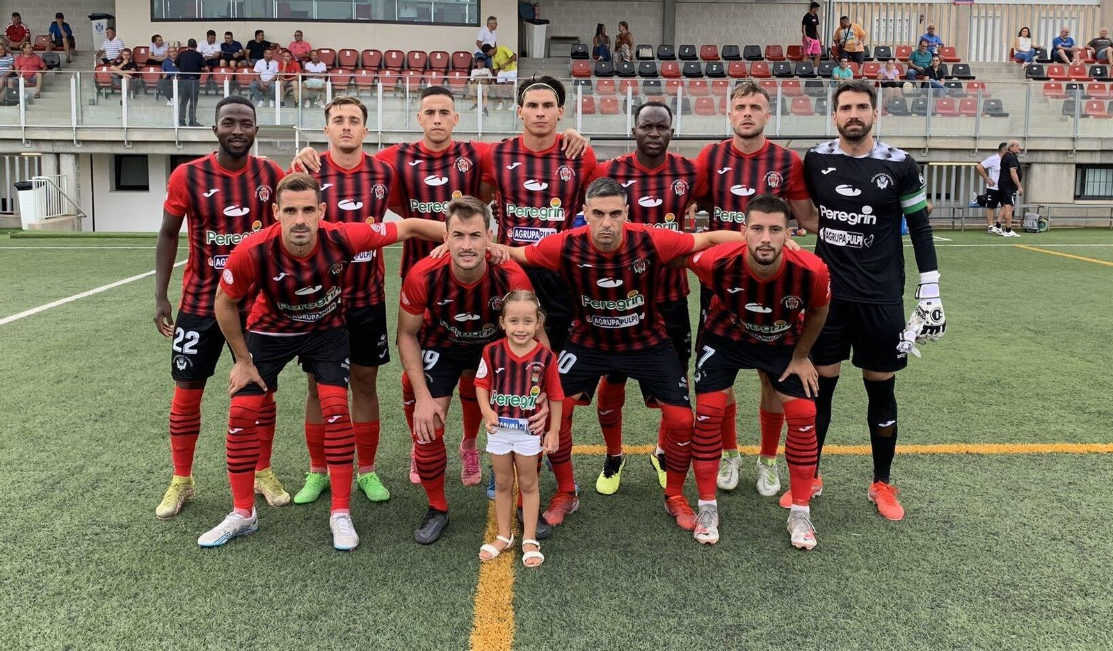 Once presentado por el Atlético Pulpileño en un partido como local de la presente temporada.