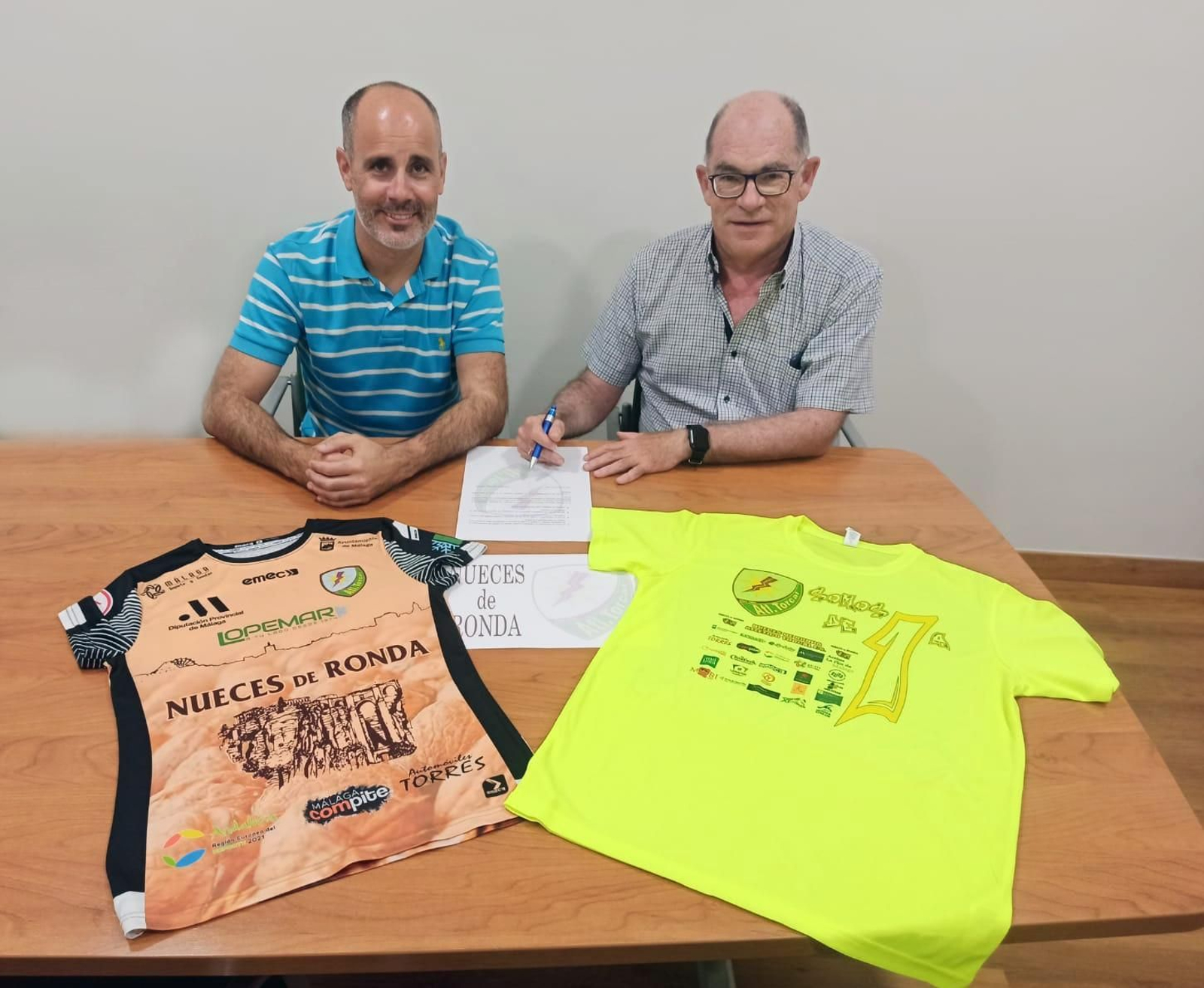 La firma del acuerdo.