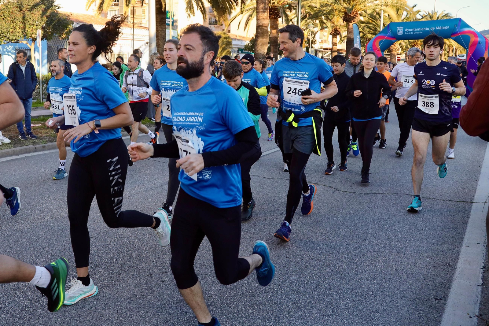 La Carrera Urbana del Colegio Fundación Unicaja Sagrada Familia en Ciudad Jardín, en fotos