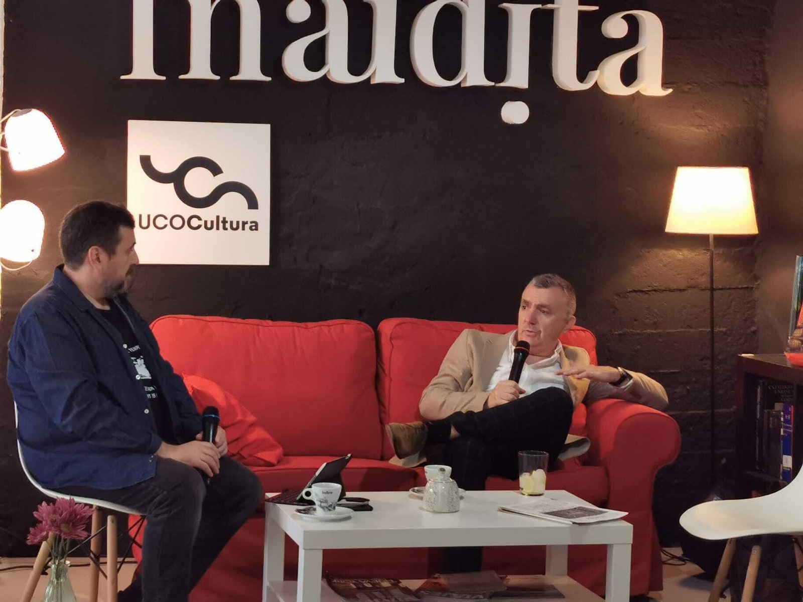 Manuel Vilas en La Inaudita este pasado jueves.