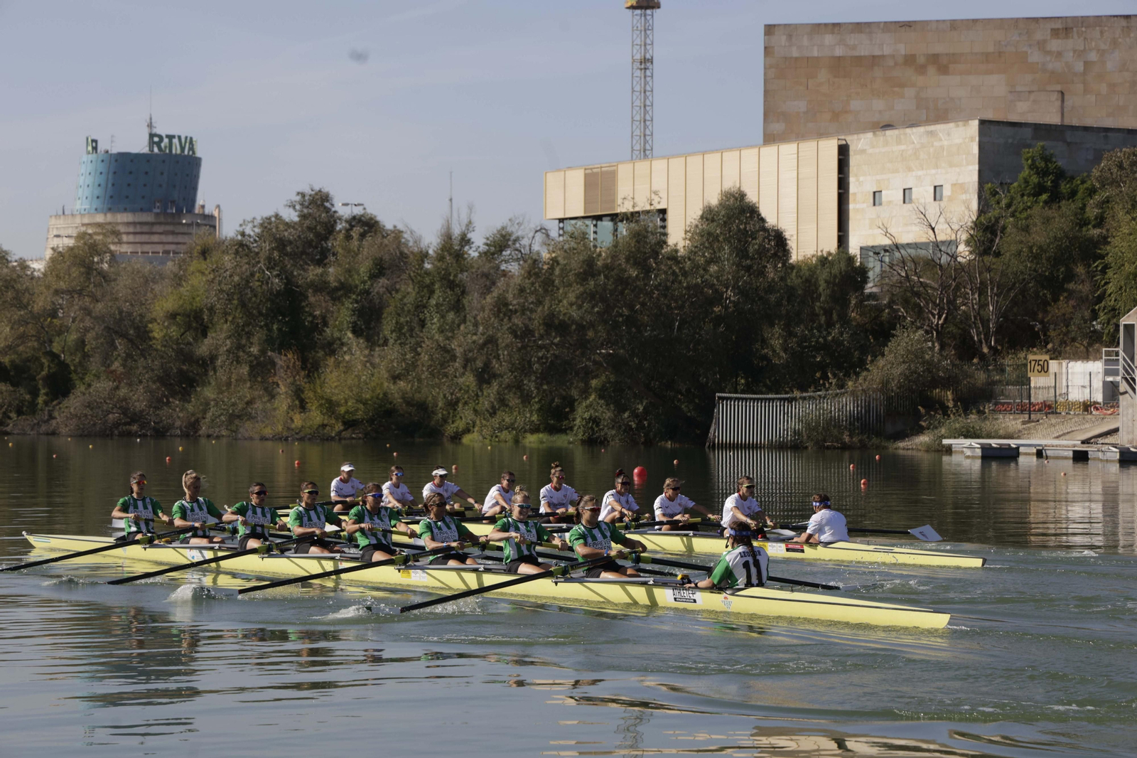 La Regata Sevilla-Betis femenina en imágenes