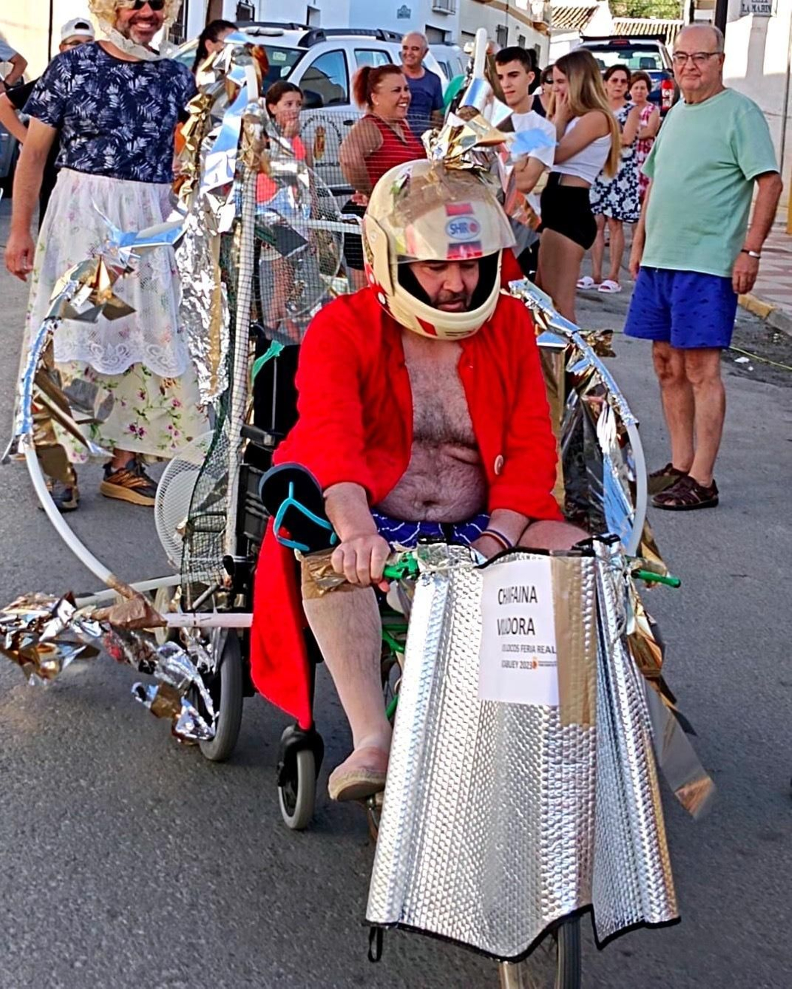 La 'Chanfaina Voladora', el auto más loco de Carcabuey.