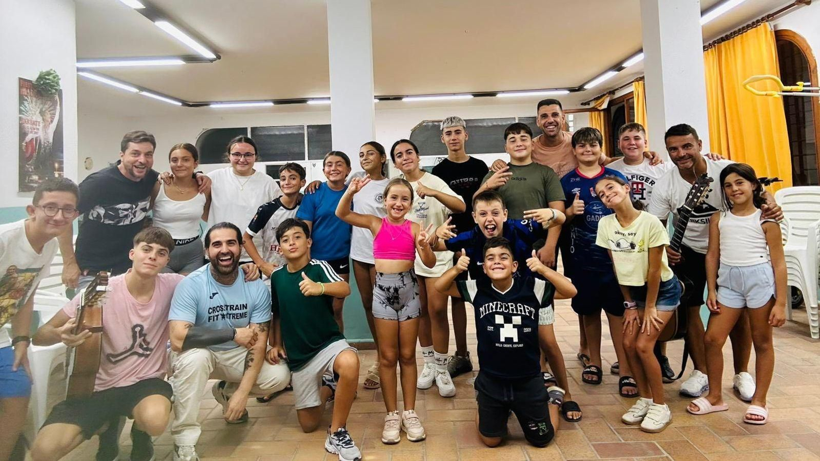 La comparsa infantil 'Las marmotas'.