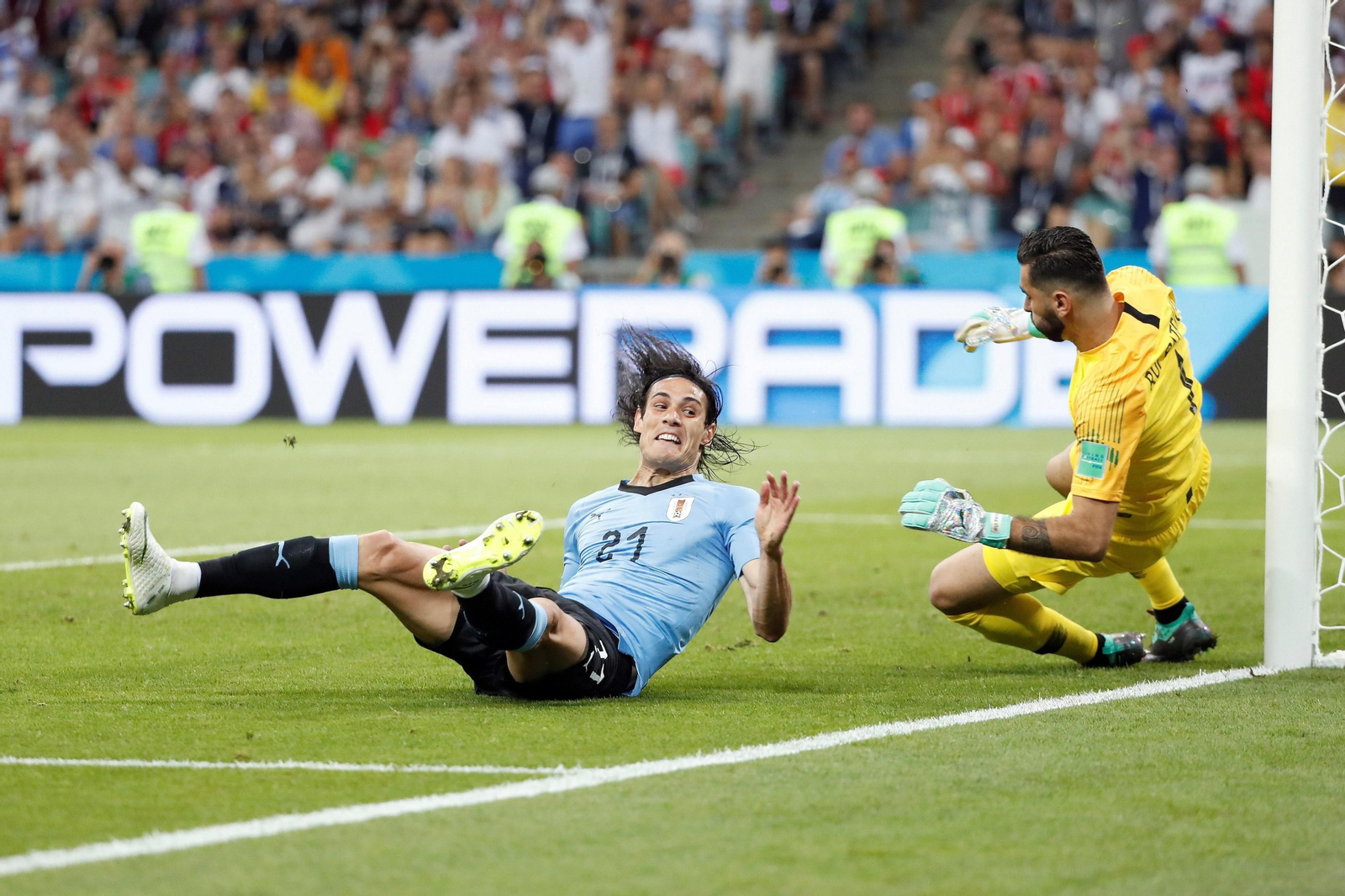 Las imágenes del Uruguay-Portugal