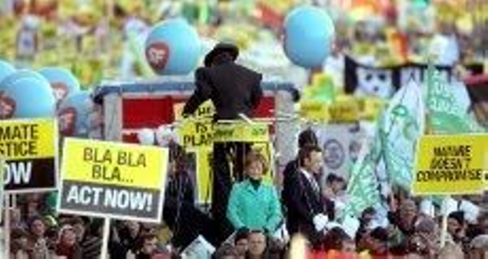 Miles de personas exigen un acuerdo más ambicioso contra el cambio climático