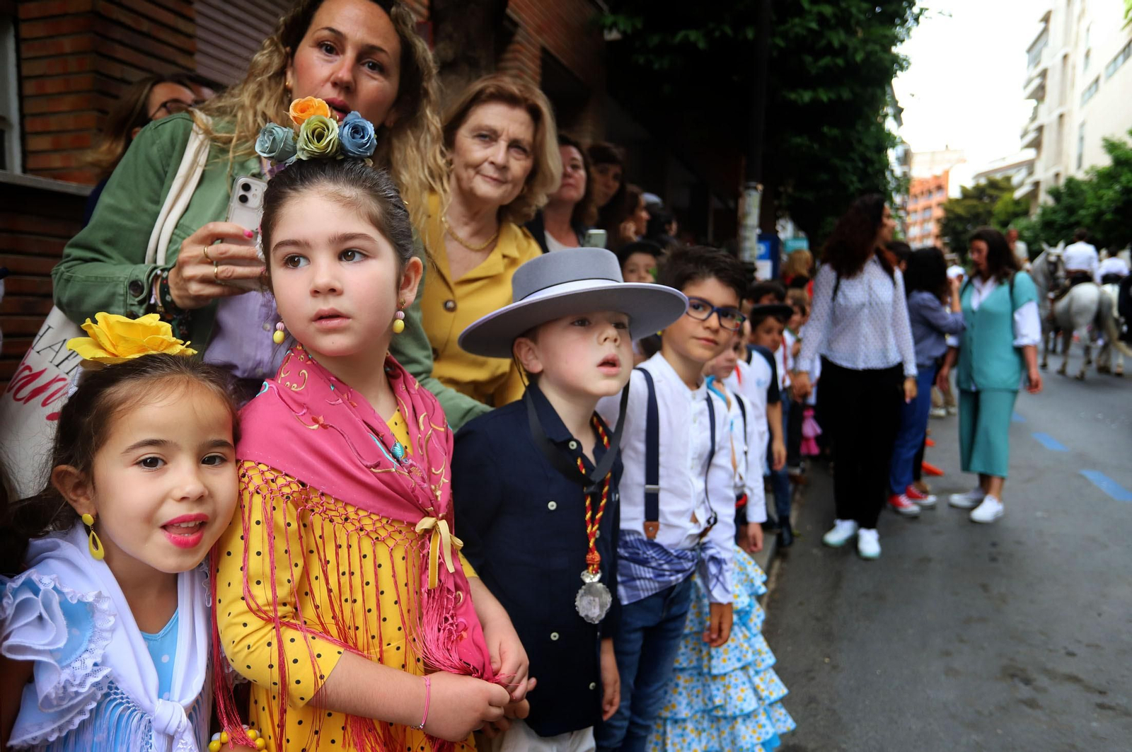 Imágenes de Emigrantes a su paso por el colegio Santo Ángel