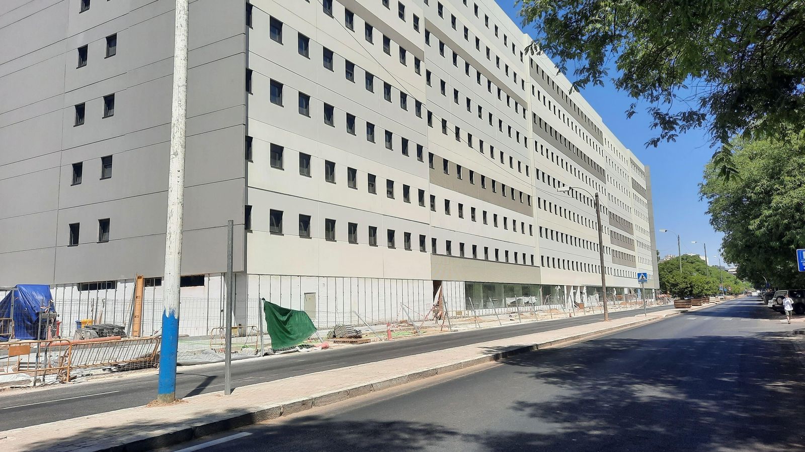 La residencia de Ramón Carande después de la tala.