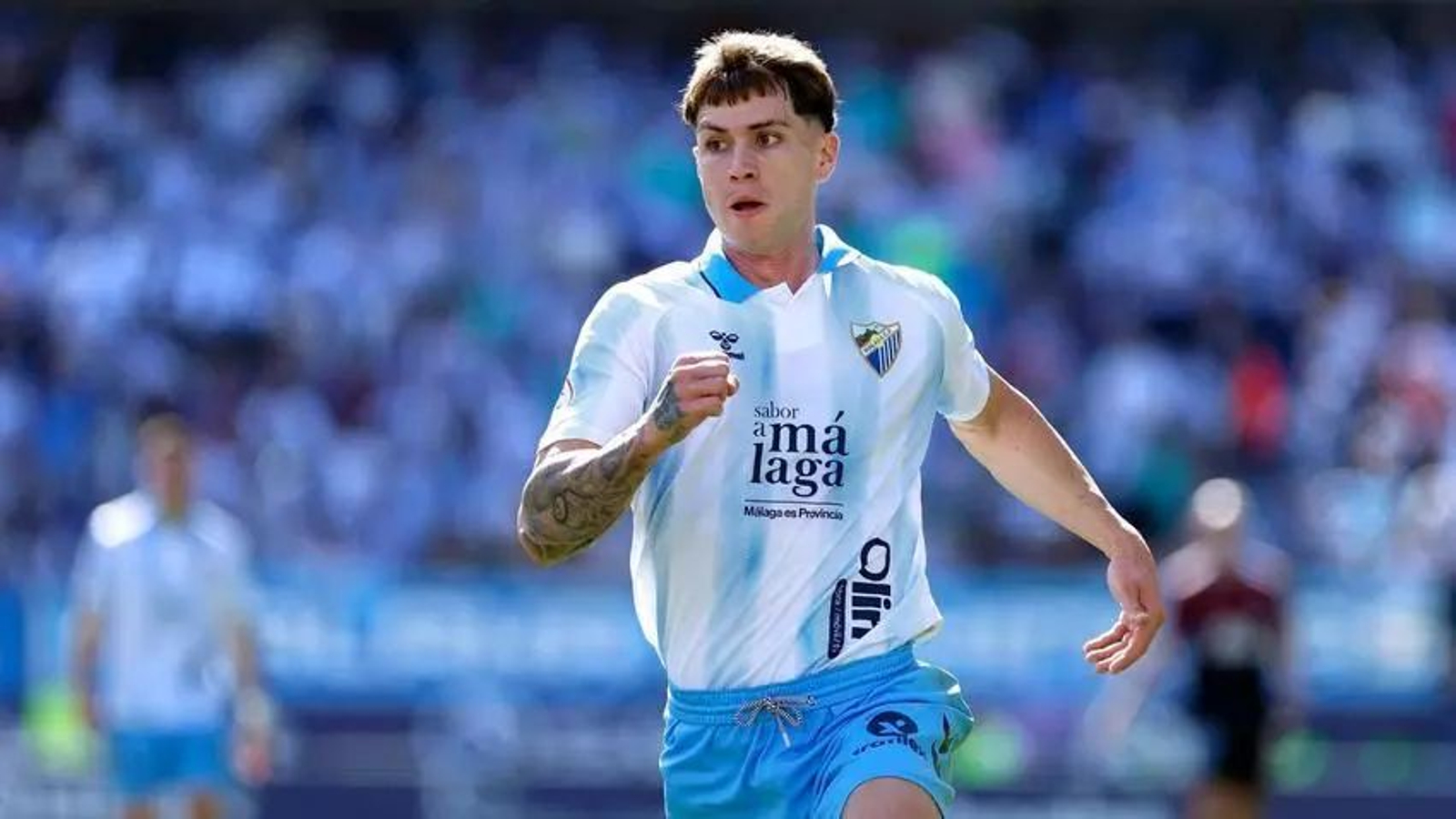 Javi Avilés, la pasada temporada con el Málaga.