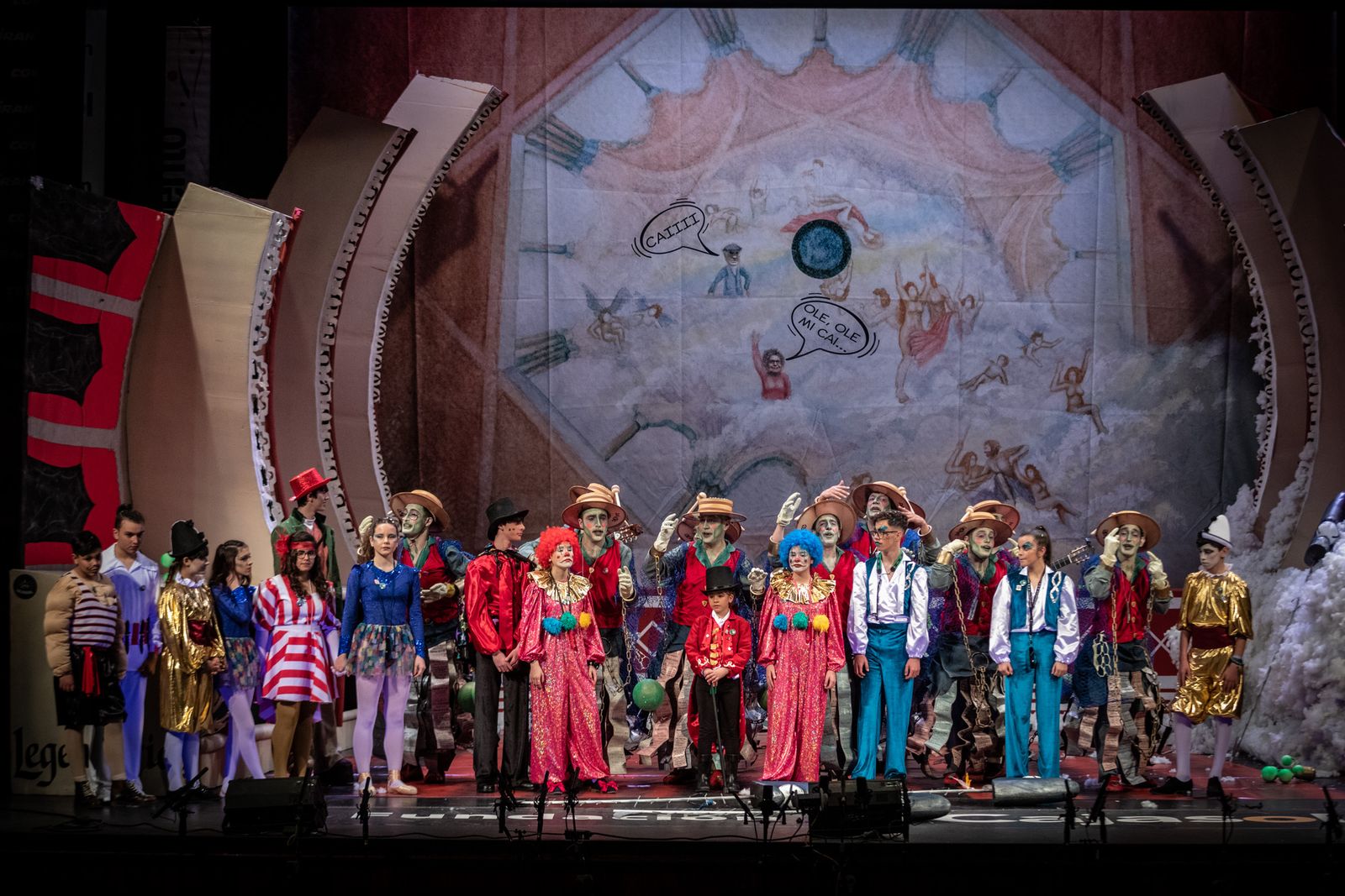 Chirigota 'Los fantasmibiris mamarrachibiris del templo de lass coplibiris'