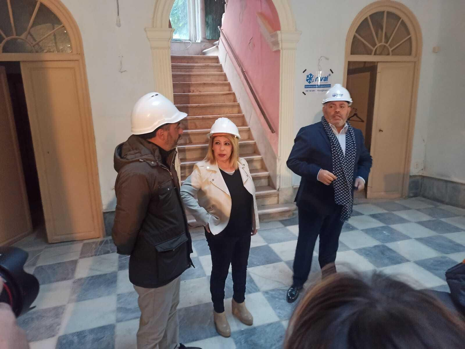 José Antonio Díaz, Mamen Sánchez y Fulgencio Meseguer