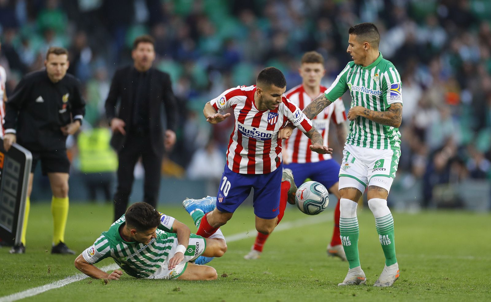 Las imágenes del Betis-atlético de Madrid