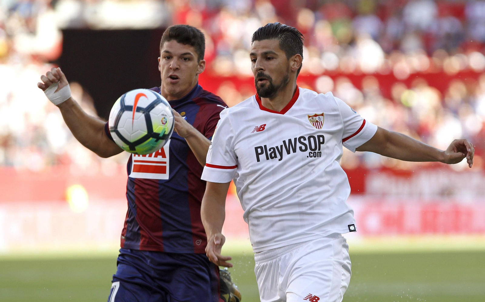 Nolito, durante el partido ante el Eibar