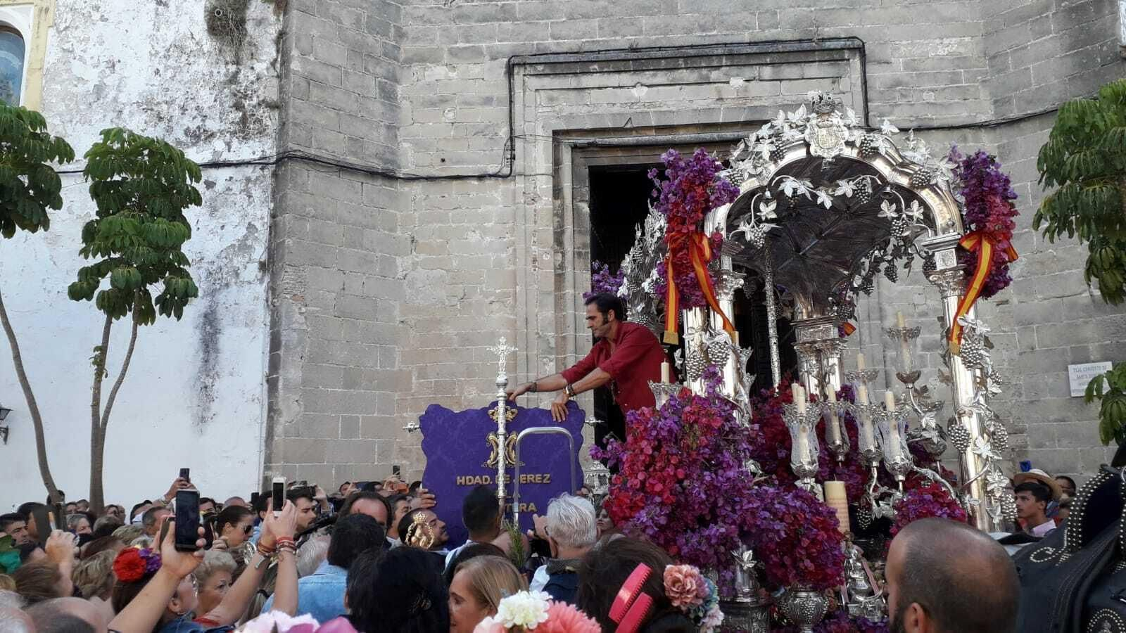Las imágenes de la salida de la hermandad de Jerez al Rocío