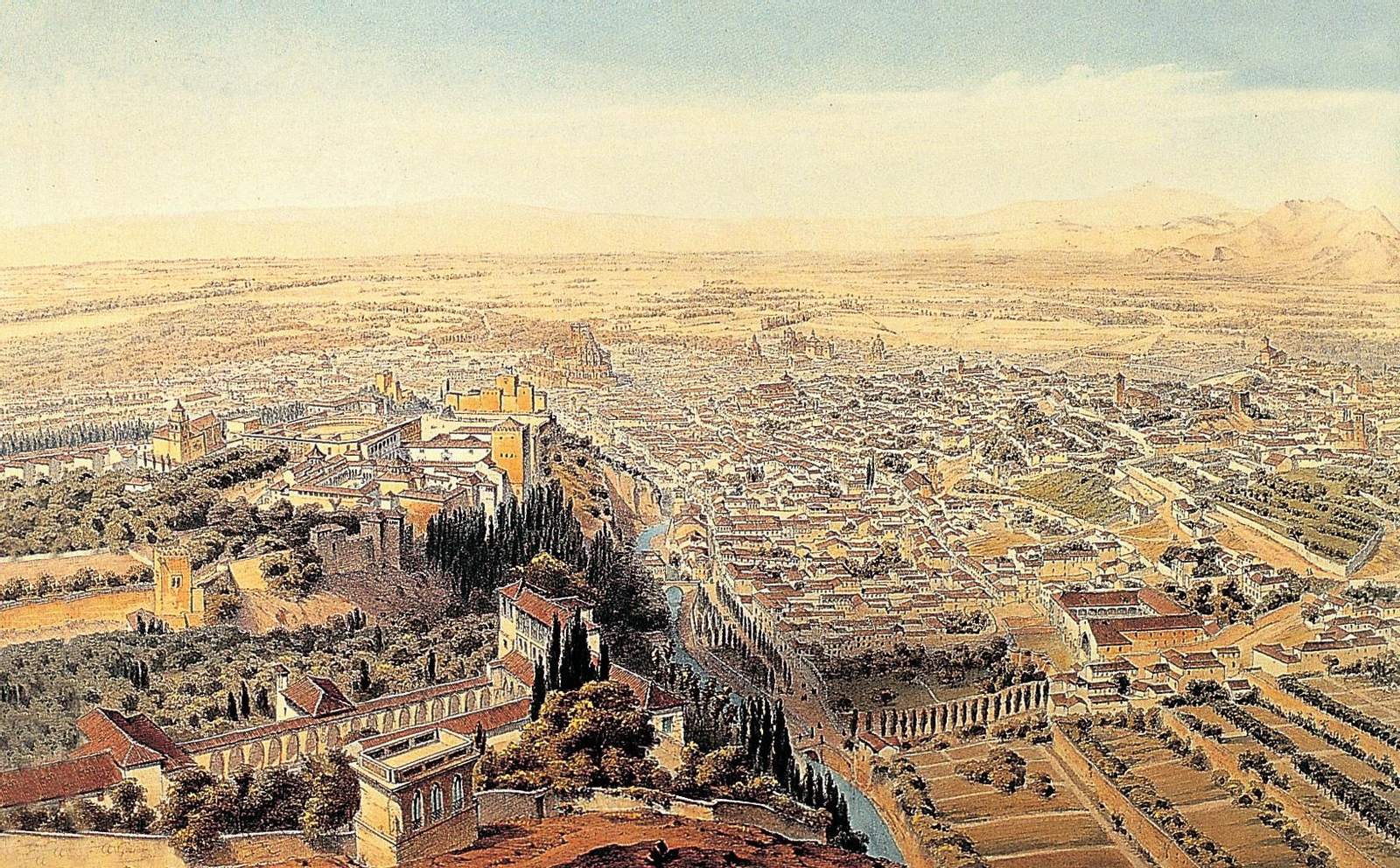 Reliquias del pasado: las increíbles vistas de la Granada de 1855 por Guesdon
