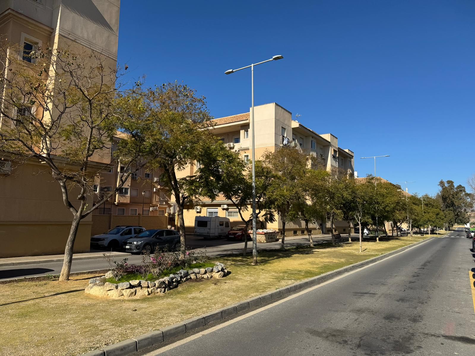 Calle Río Guadalquivir en la que se ubicará el bulevar.