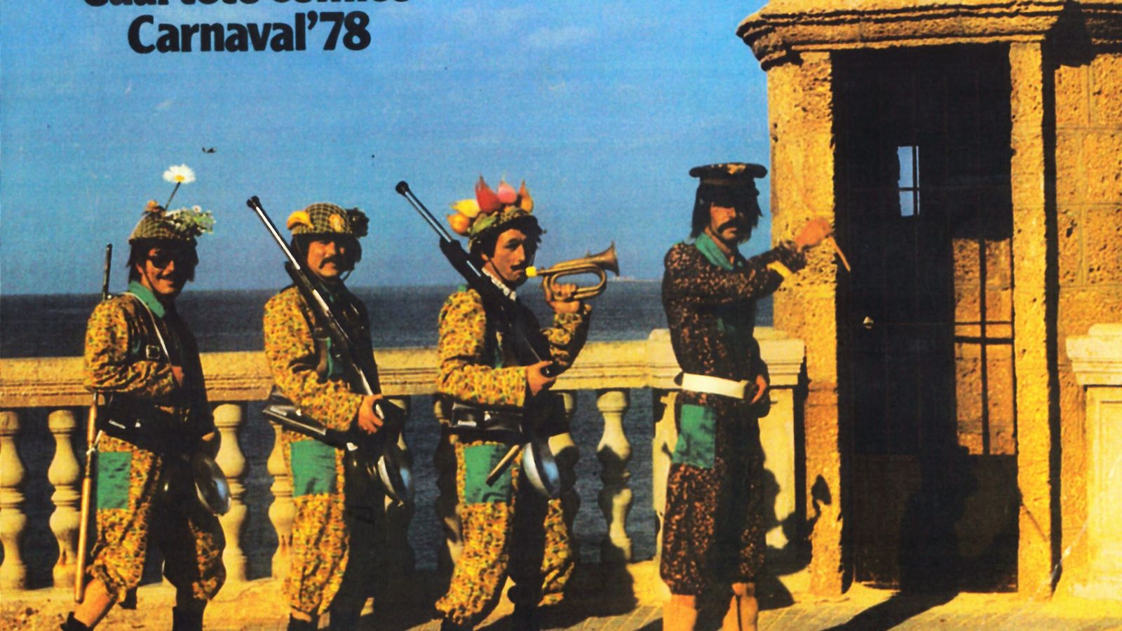 El cuarteto de 1978 'El sargento Veneno y dos o tres por lo menos'.