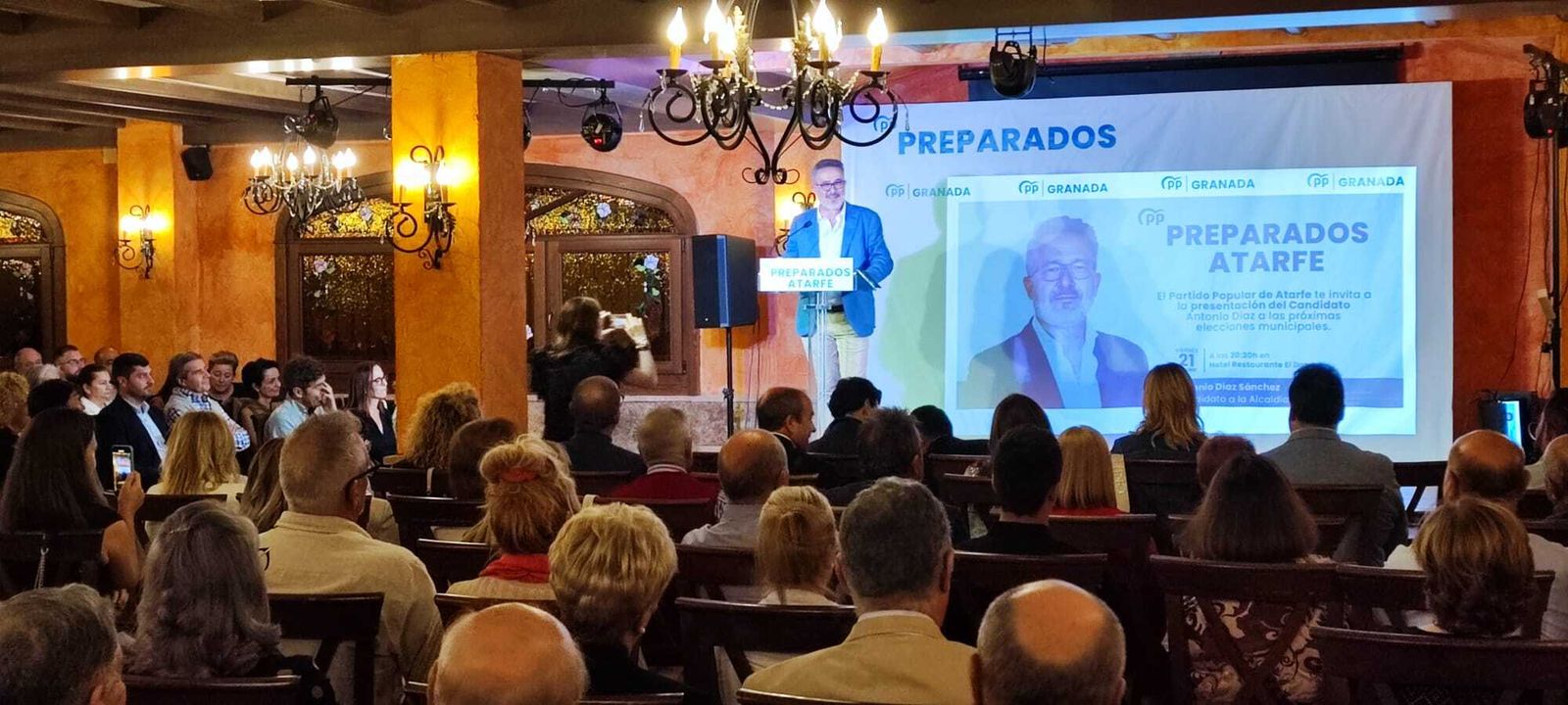 Antonio Díaz, candidato del PP a la alcaldía de Atarfe