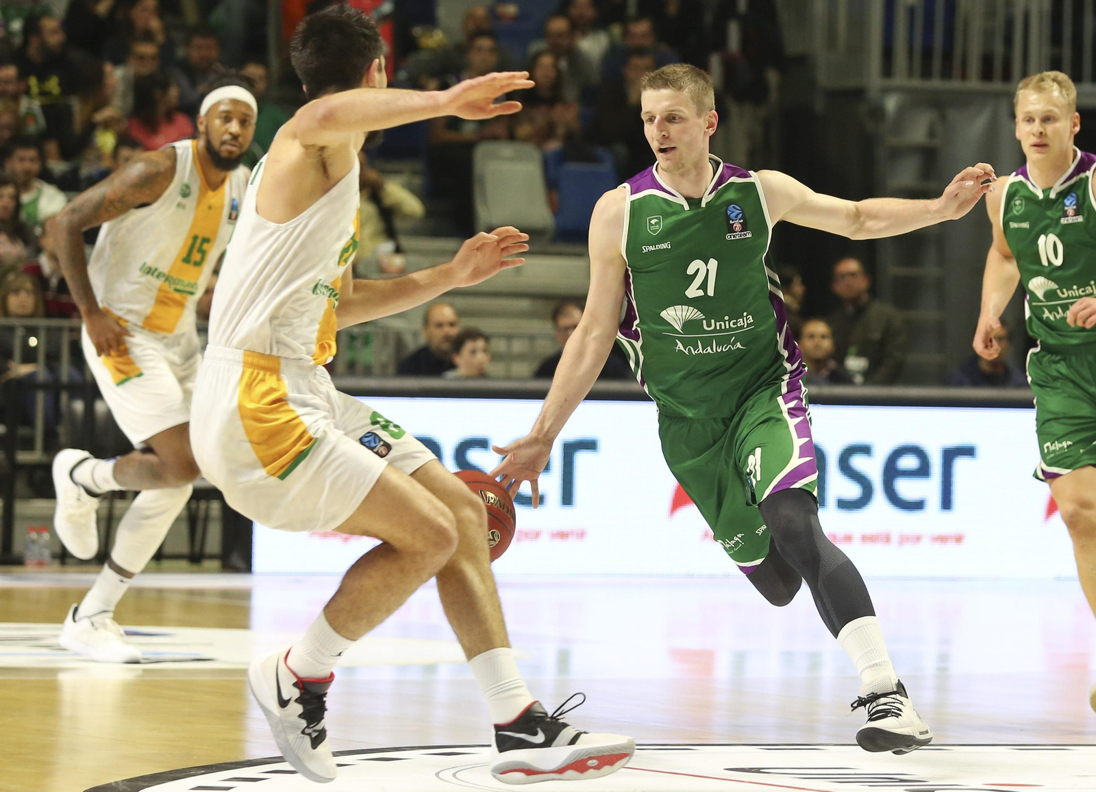 Los cinco años de Adam Waczynski en el Unicaja, en fotos