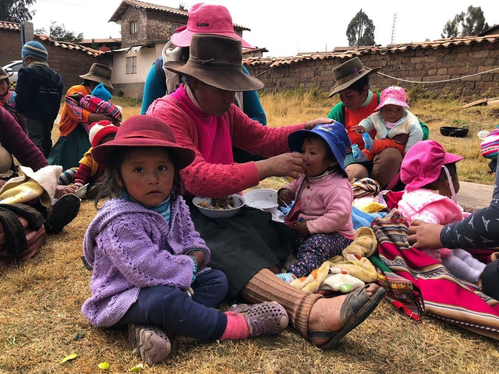 Niños en una de las zonas desfavorecidas de Cusco.