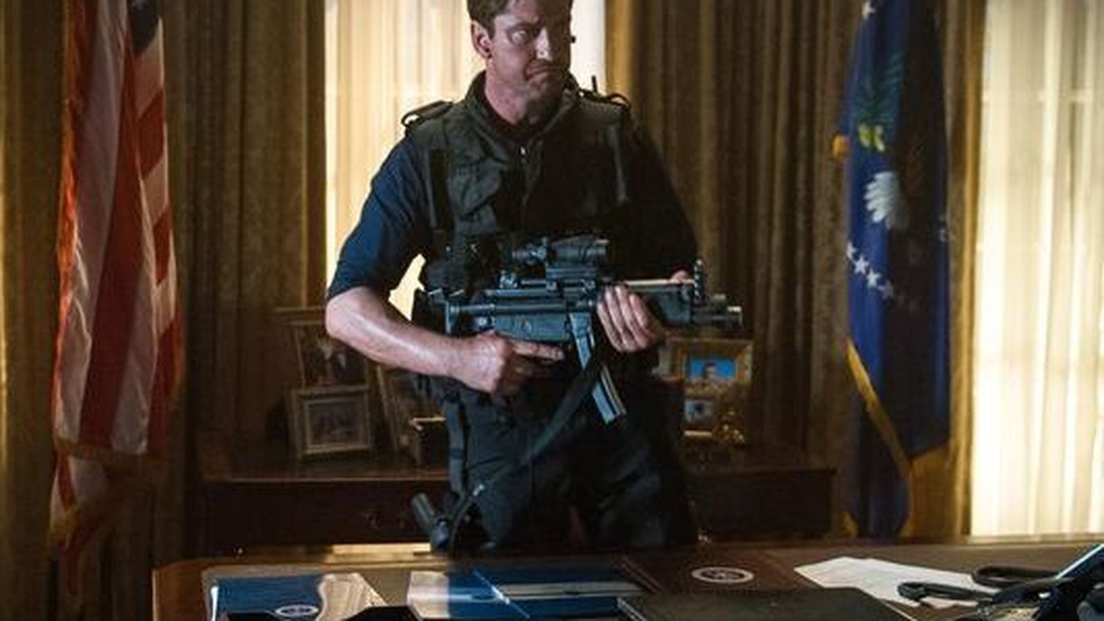 Gerard Butler, en 'Objetivo: La Casa Blanca'.