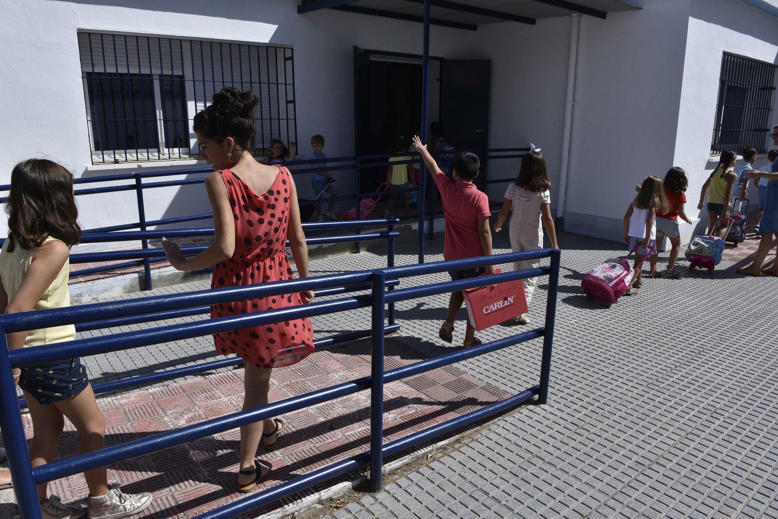 Regreso a las aulas de los más pequeños del cole