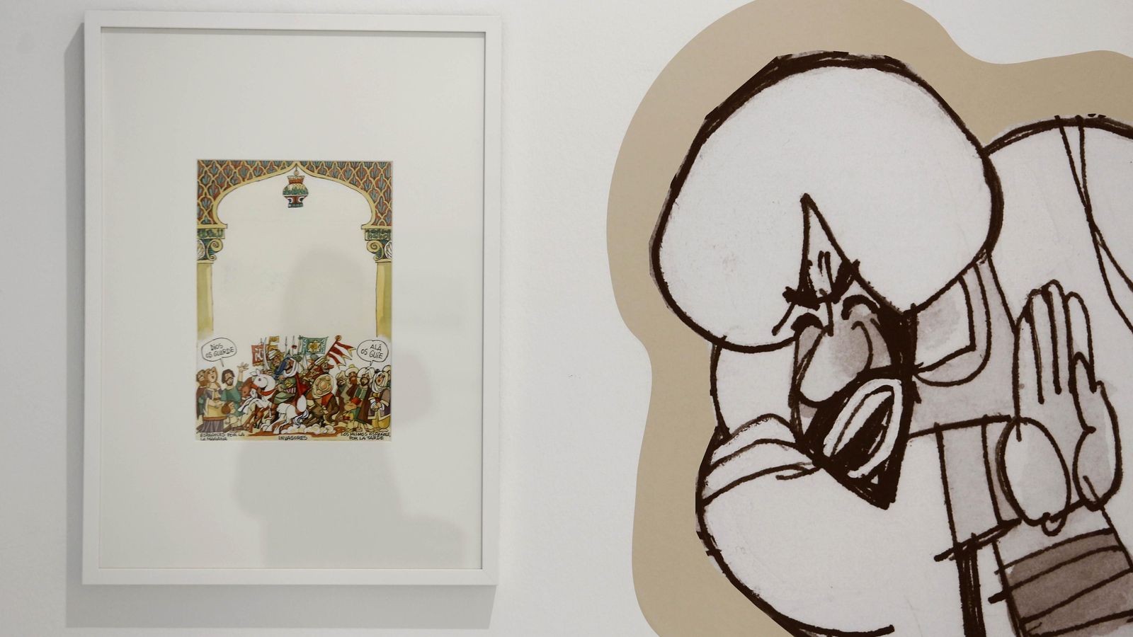 Exposición 'Mingote. (Breve) historia de la gente'.