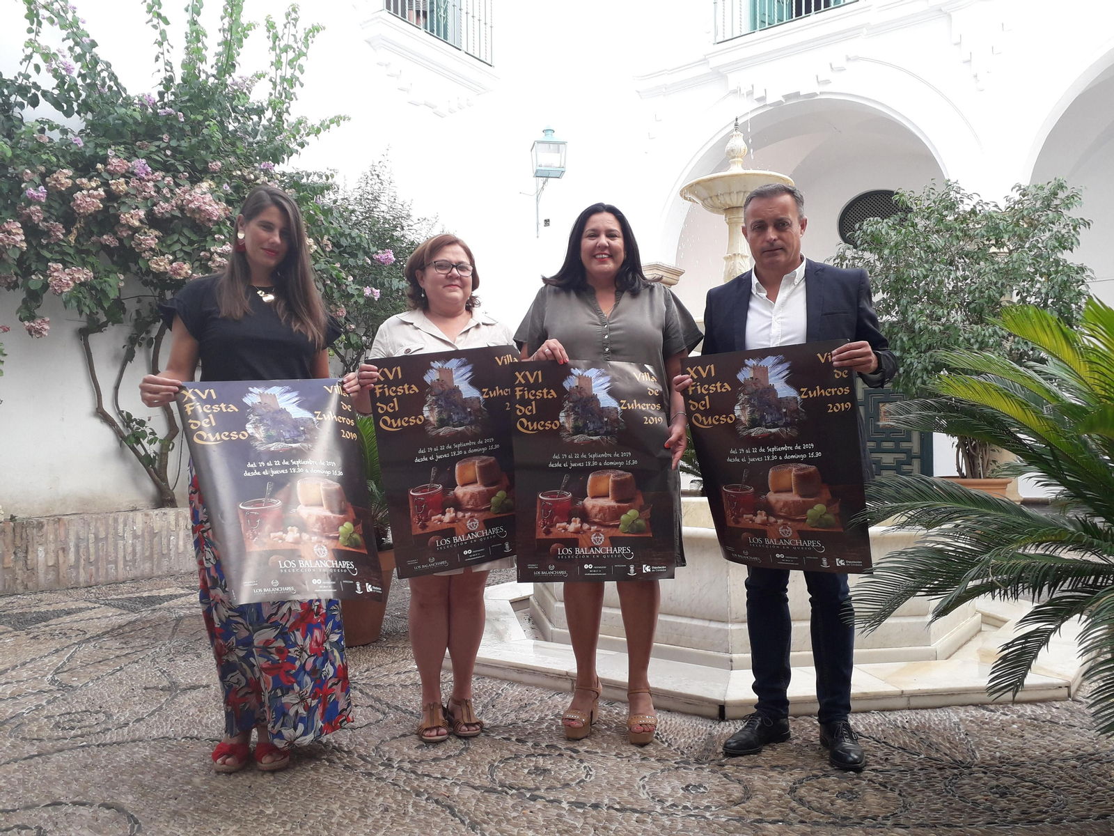 Araceli Cabello, Manuela Carmona, Dolores Amo y Juan de Dios Serrano.