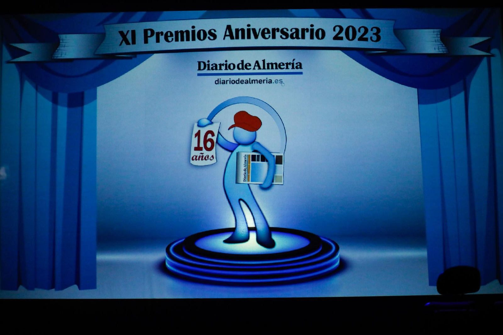 Imágenes de la Gala Aniversario de Diario de Almería, en Roquetas