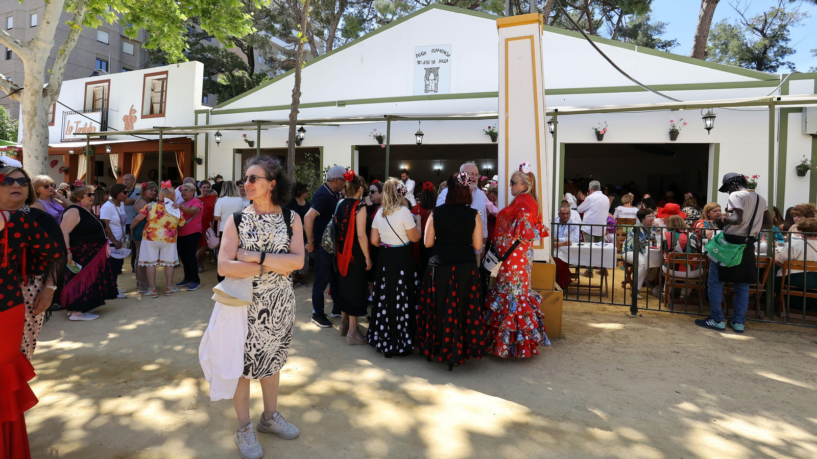 Imágenes del ambiente el miércoles en la Feria de Jerez 2024