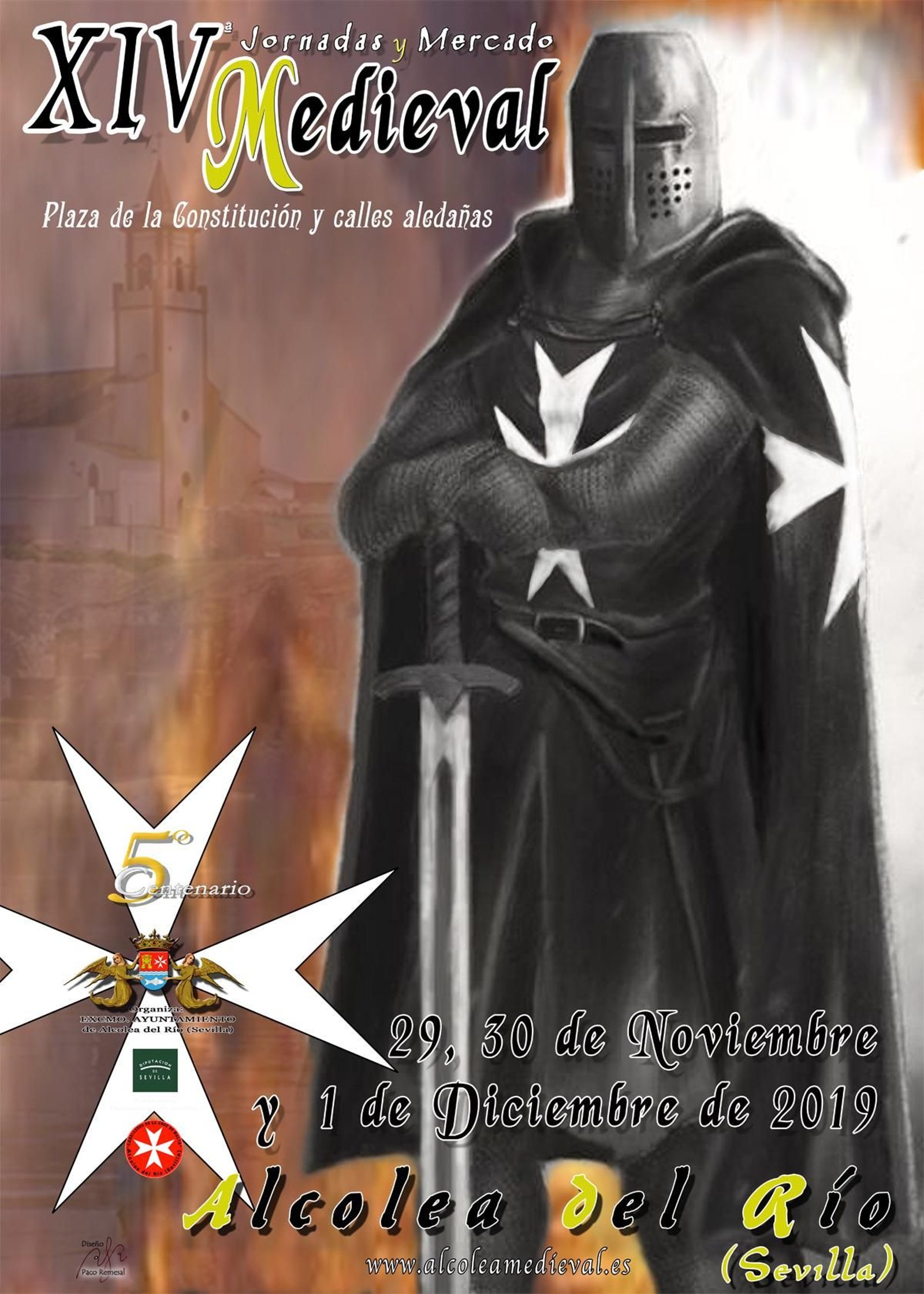 Cartel del XV Mercado Medieval de Alcolea del Río.