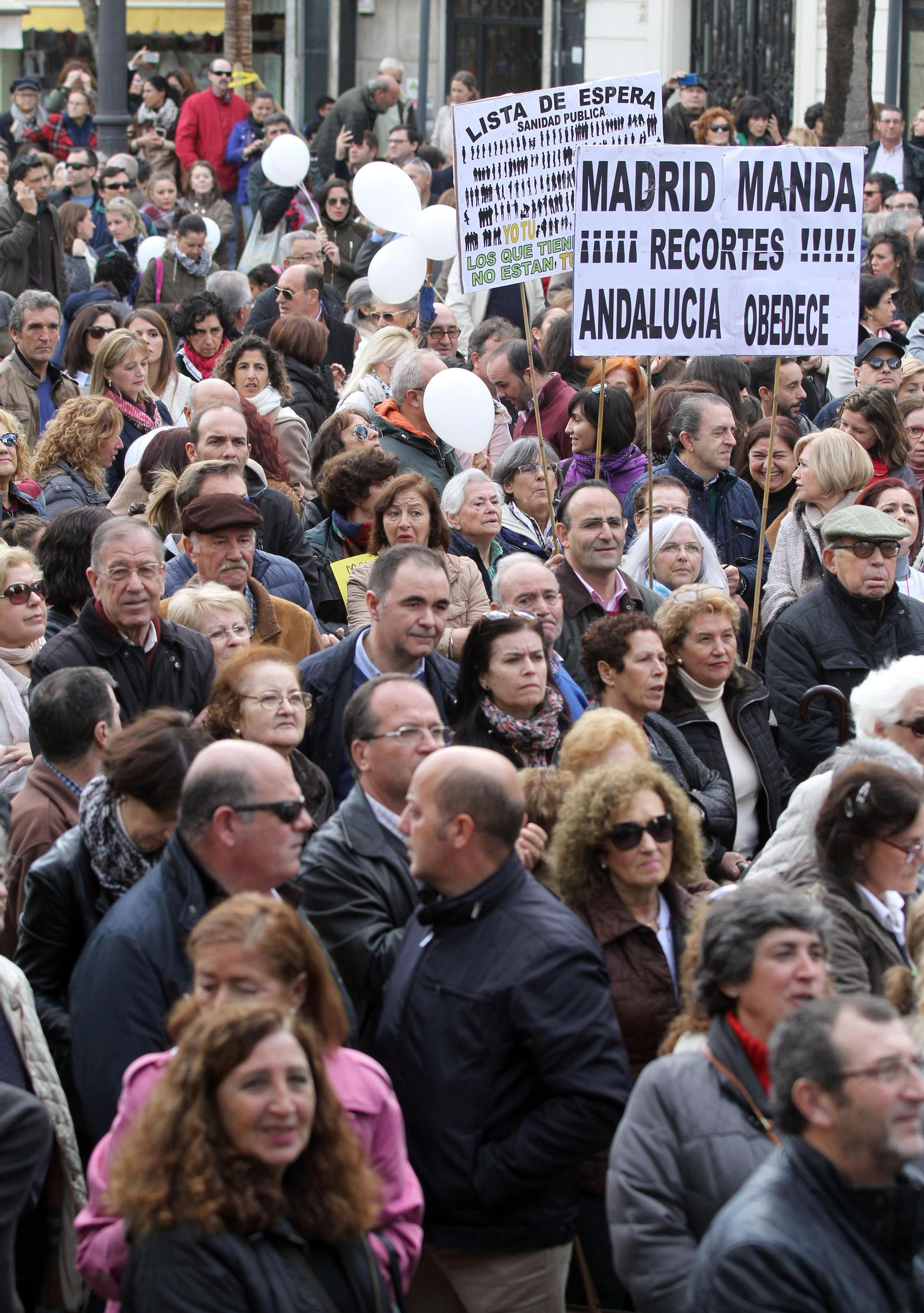 Manifestación por una sanidad pública digna