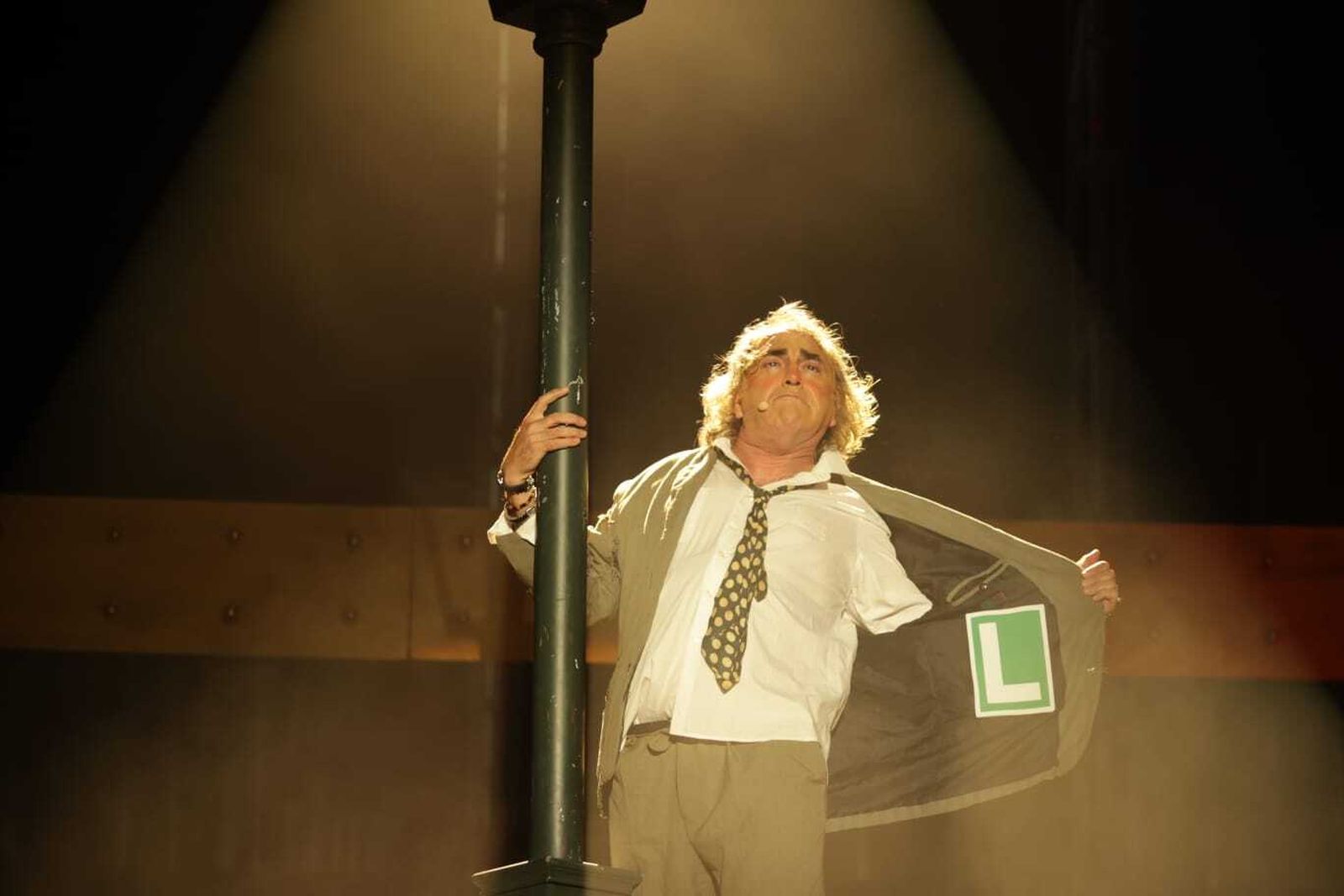 El Selu, como borracho en 'El Selu. El musical'.