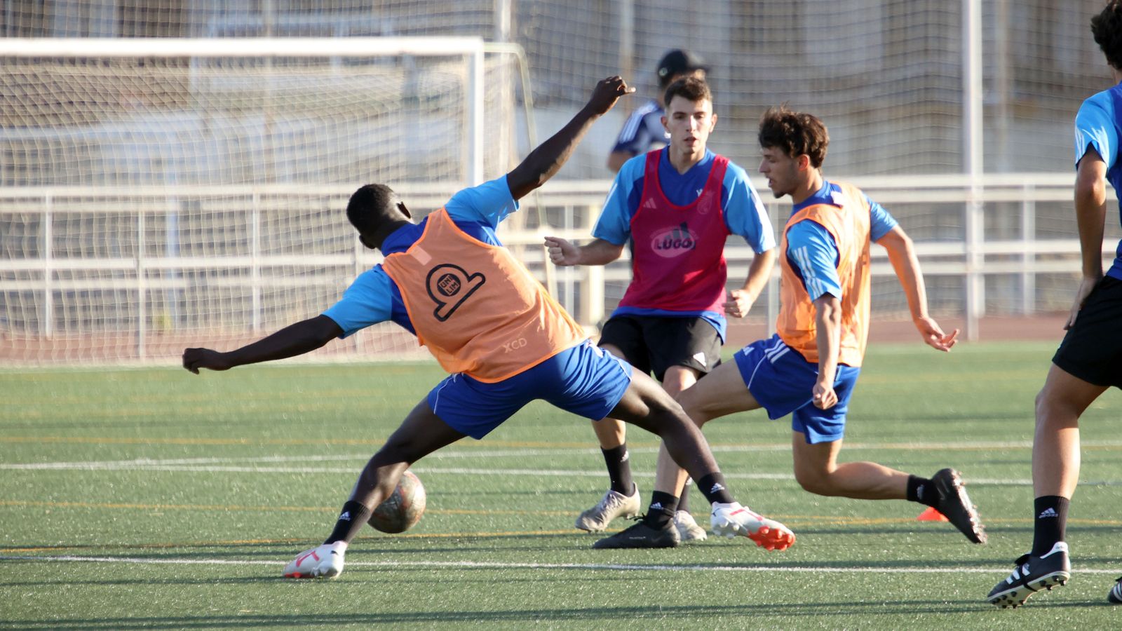 Primer entrenamiento del Xerez CD en el campo de La Granja