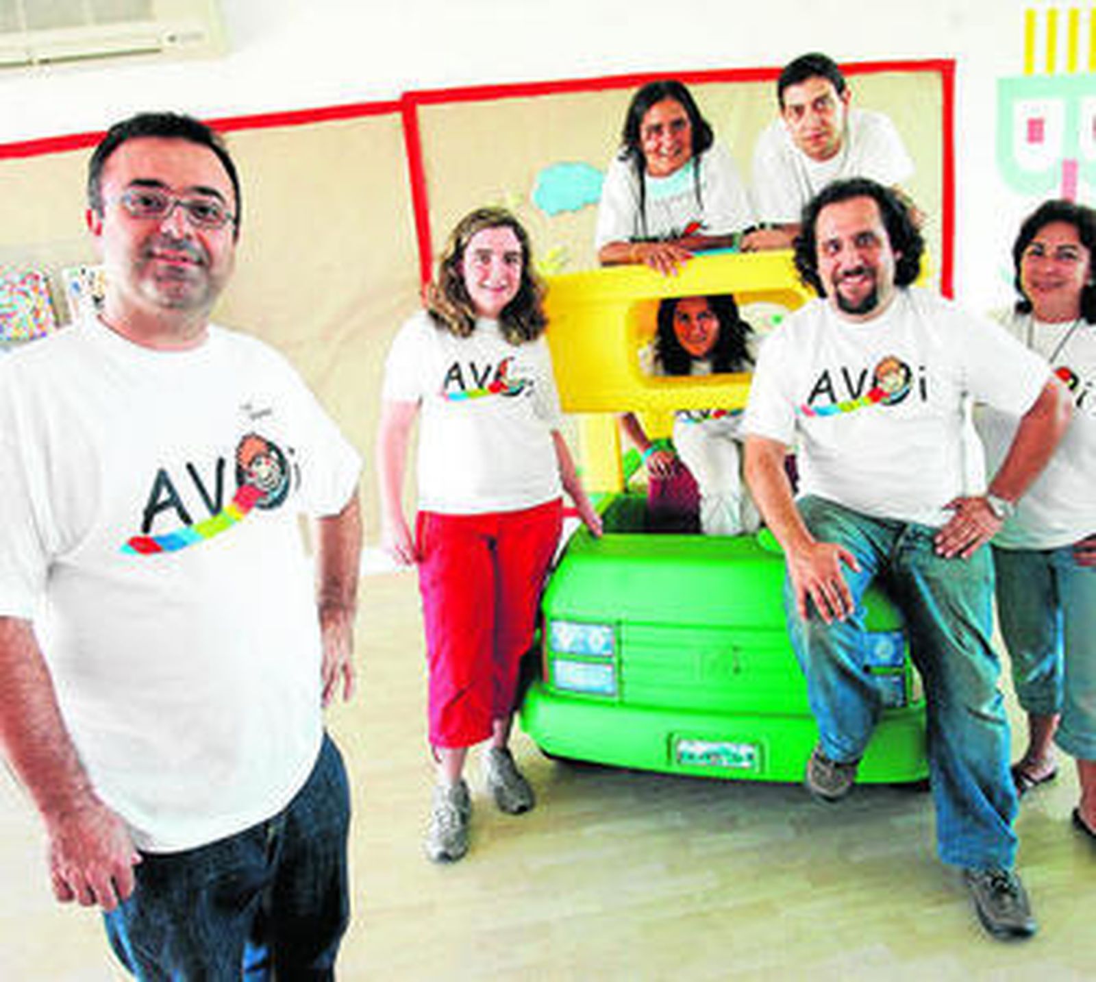 Voluntarios de AVOI en una imagen de archivo.