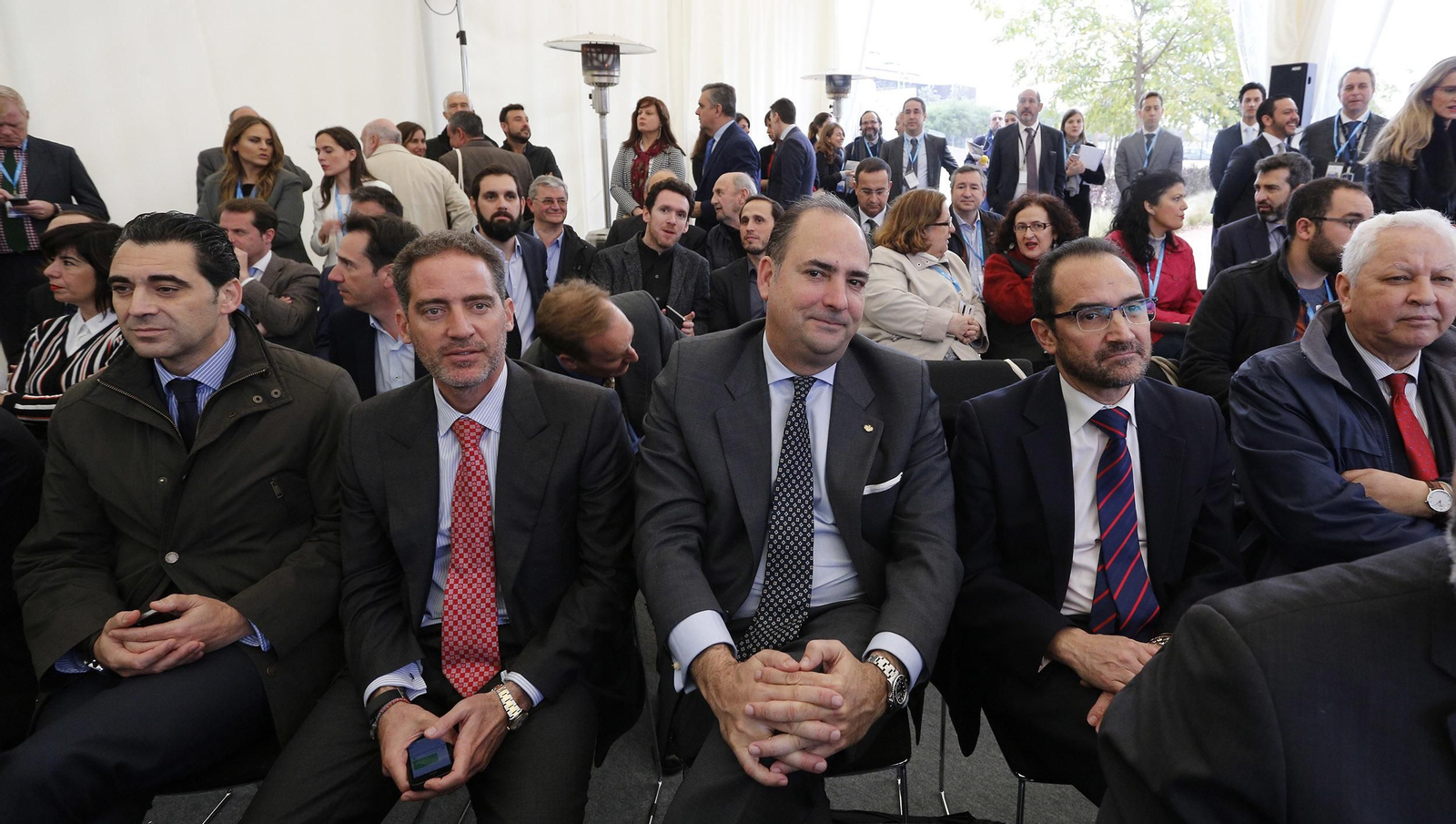 La inauguración del Caixafórum Sevilla