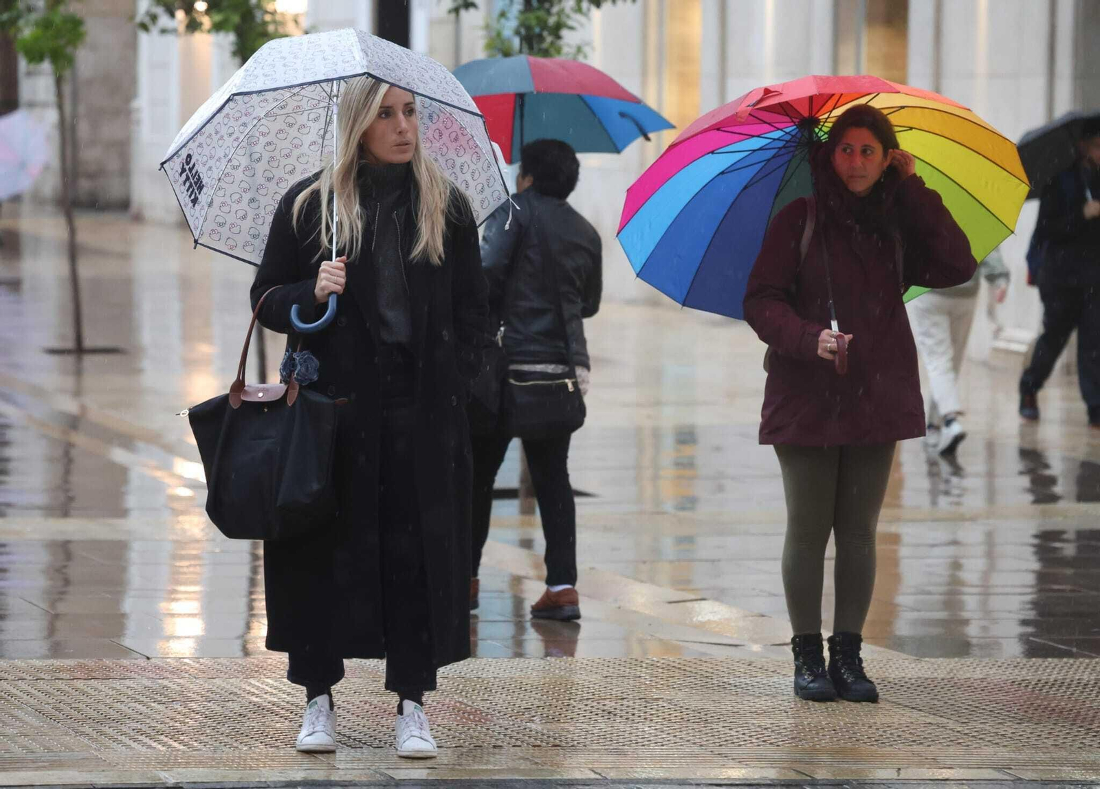 Las imágenes de la lluvia de la borrasca Karlotta en Málaga Las imágenes de la lluvia de la borrasca Karlotta en Málaga